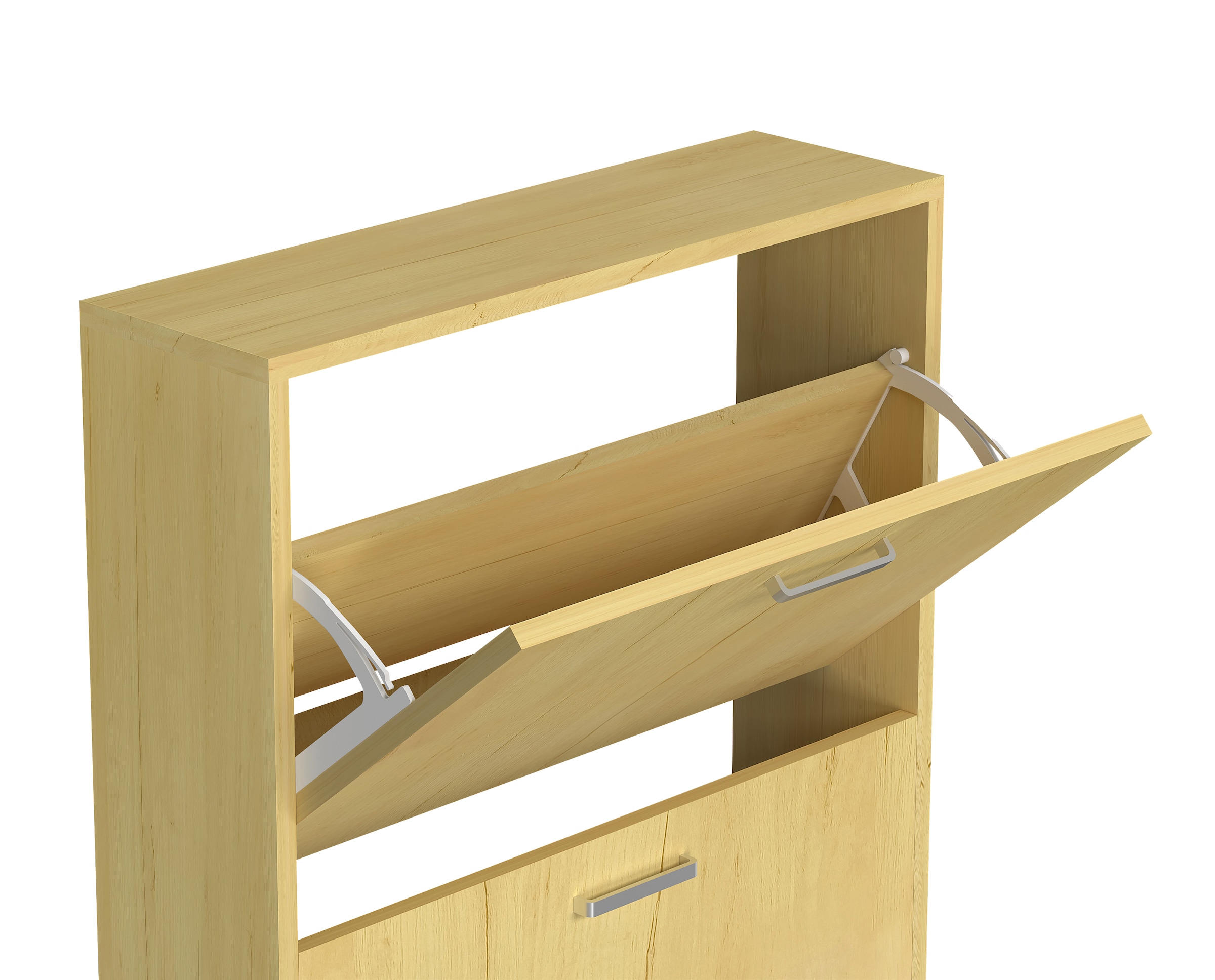 VCM Schuhschrank »Holz Schuhregal Schuhschrank Schuhkipper Sulos XL«