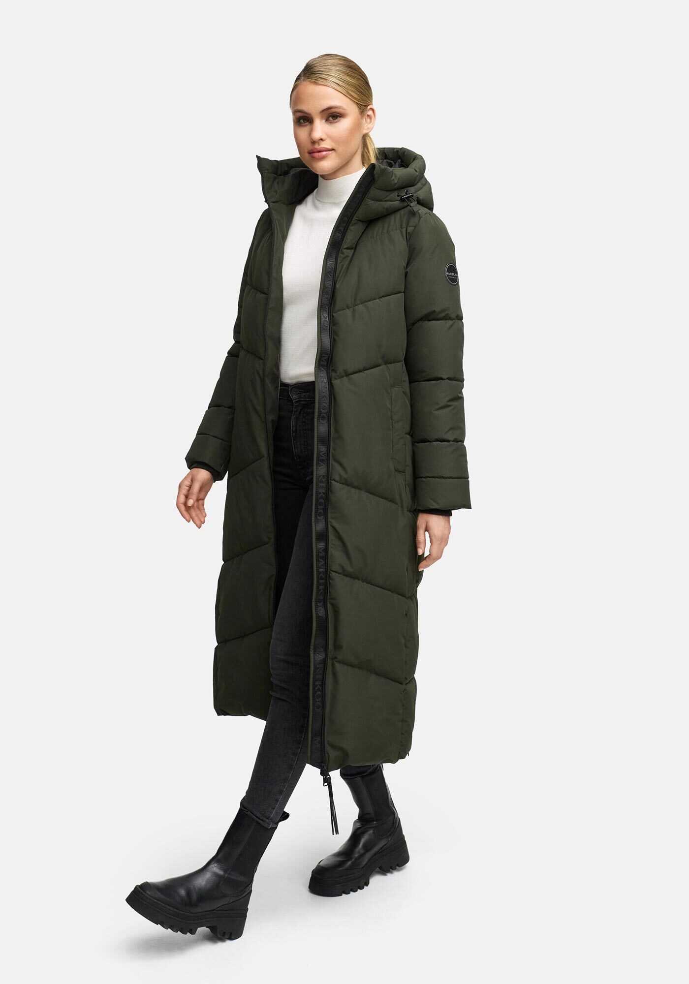 Marikoo Winterjacke »Marikoo Firella Damen Winter Steppmantel Winterjacke Parka N065«