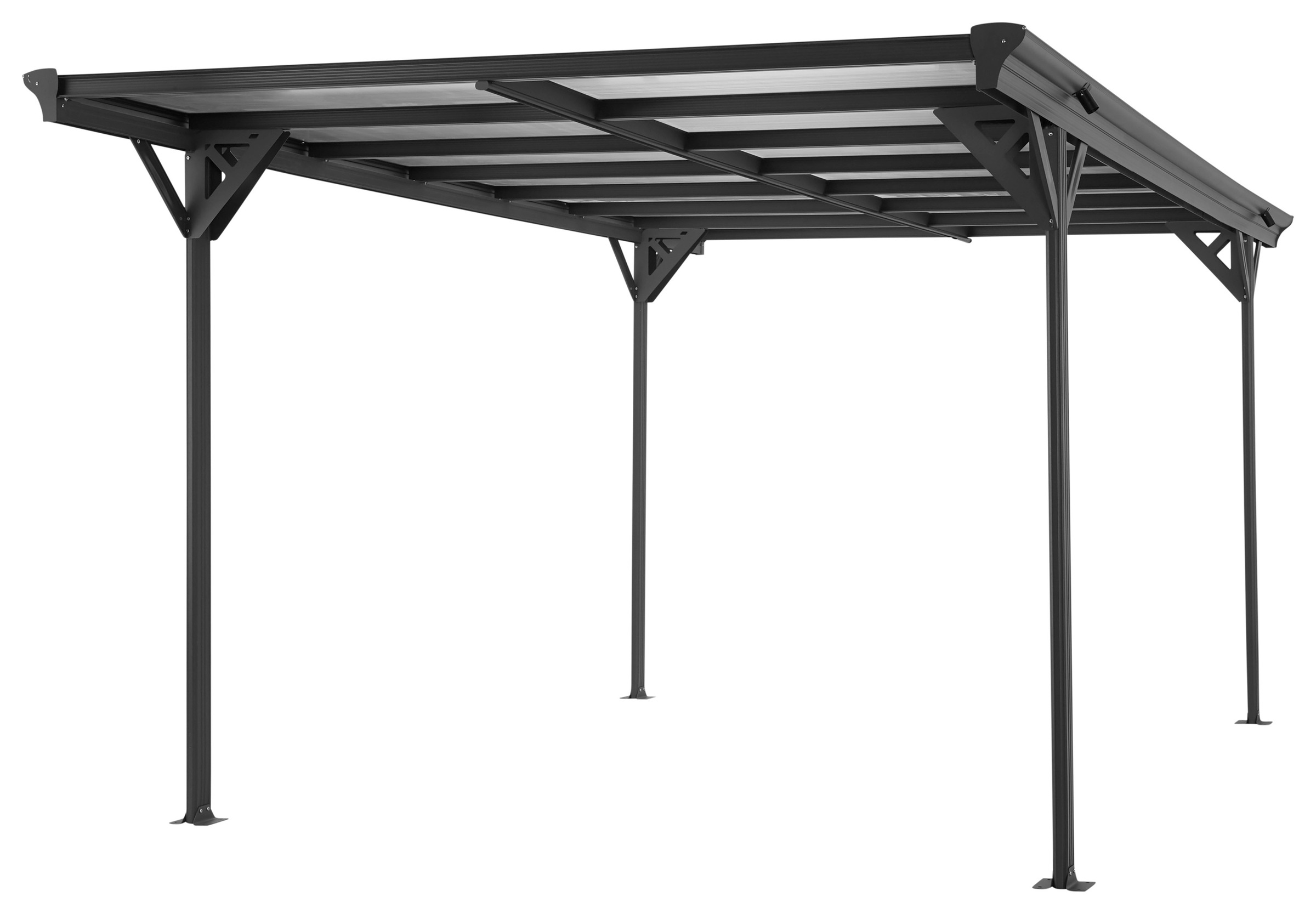 KONIFERA Einzelcarport »Charly«, Aluminium, 275 cm, anthrazit