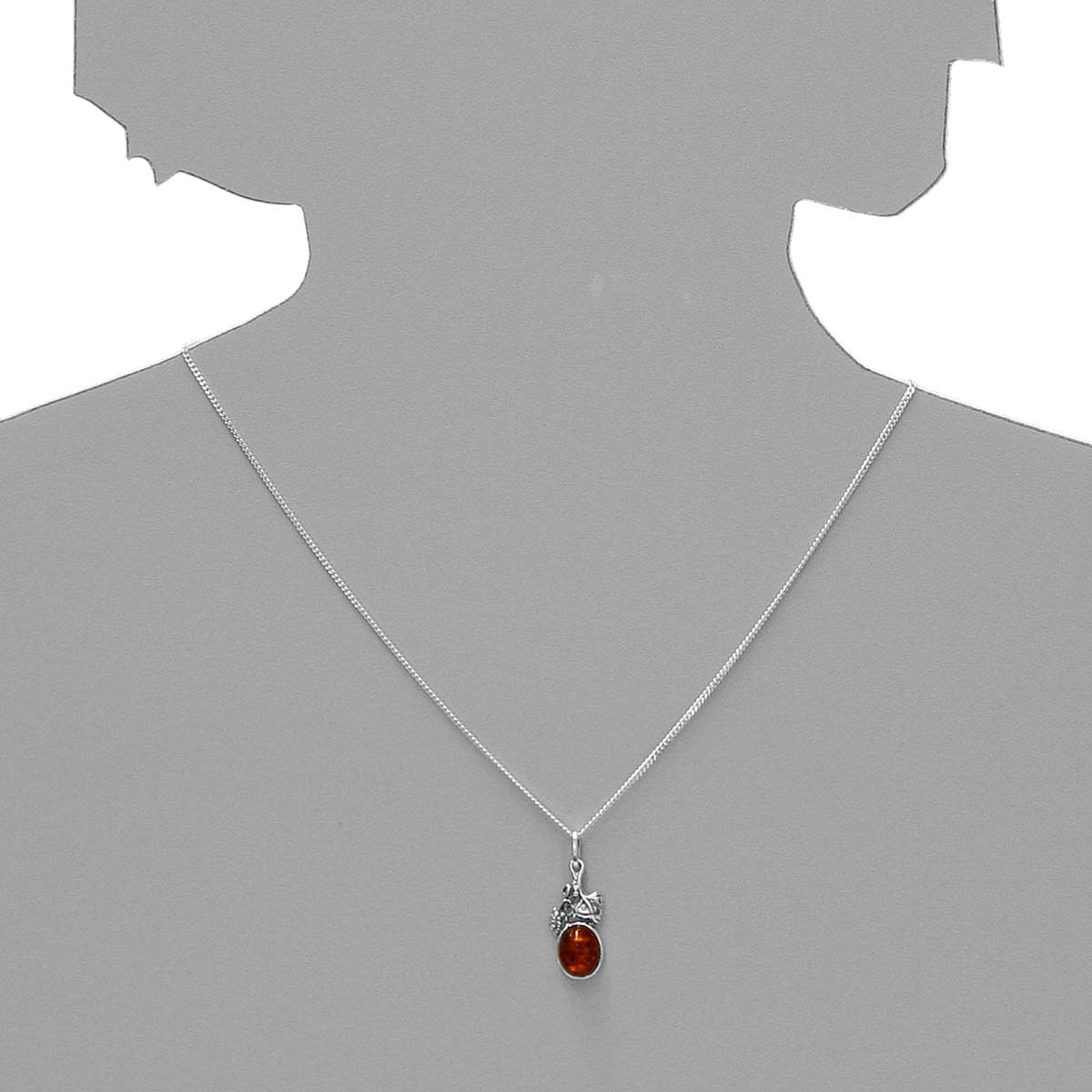 OSTSEE-SCHMUCK Kettenanhänger »- Vani - Silber 925/000 - Bernstein«