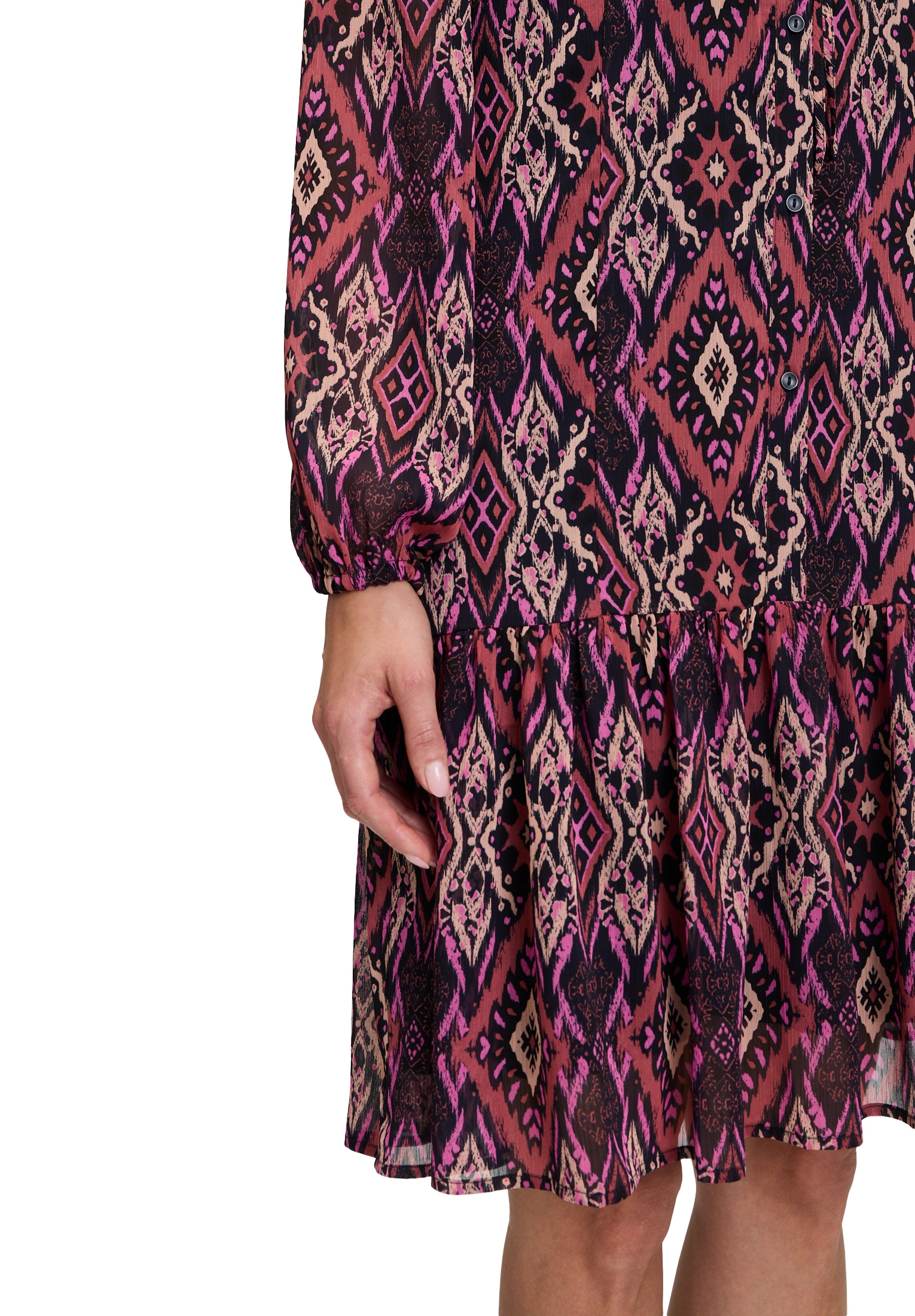 Cartoon Chiffonkleid »Chiffonkleid mit Stufen«