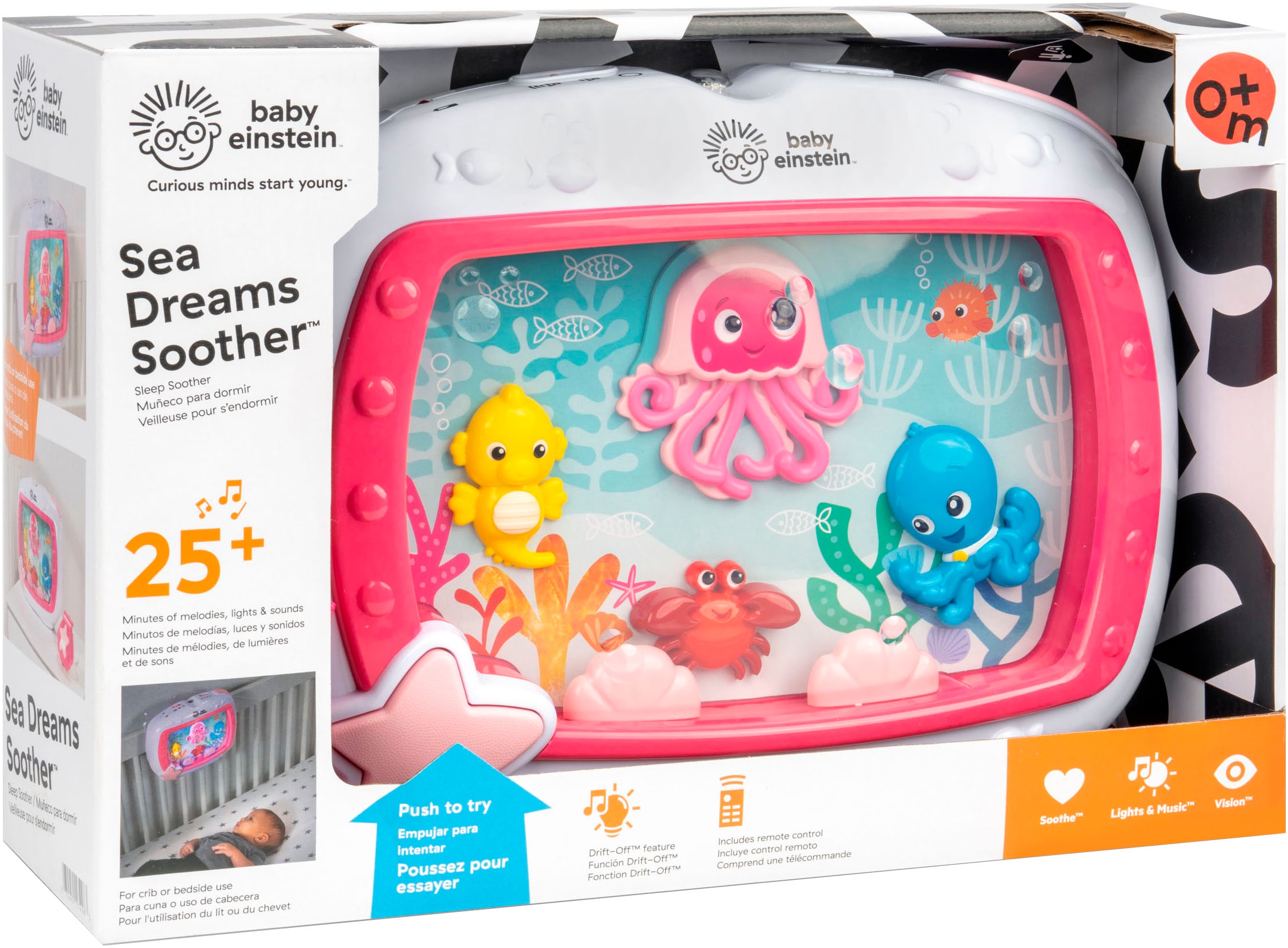 Baby Einstein Nachtlicht »Schlummerlicht Sea Dreams« LED-Modul blau inklusive Fernbedienung