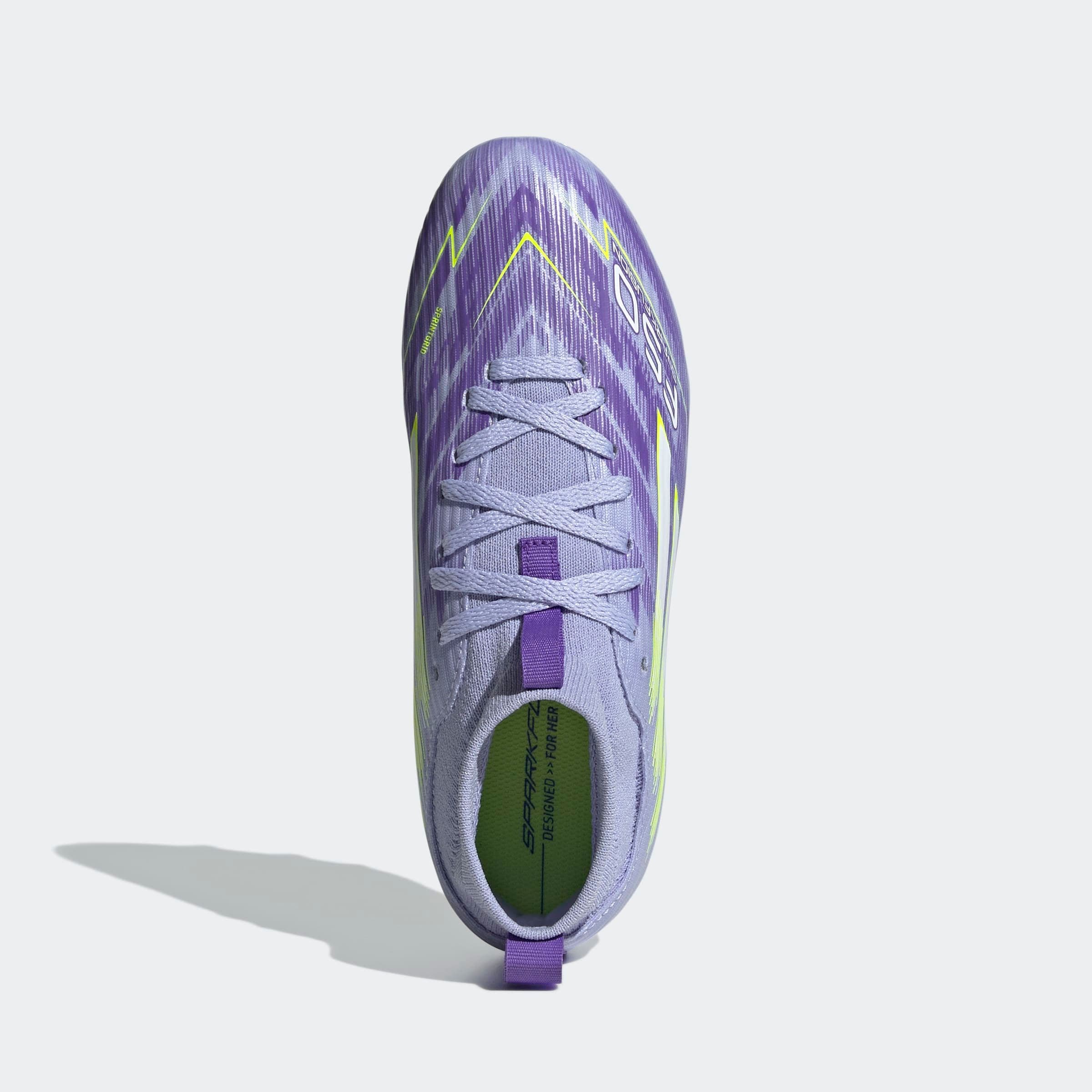 adidas Performance Fußballschuh »F50 SPARKFUSION LEAGUE FESTE BÖDEN/KUNSTRASEN E KINDER«, geeignet für Rasen- und Kunstrasenplätze