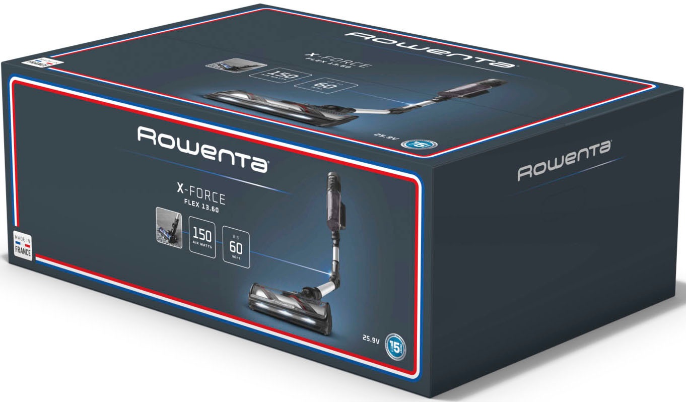 Rowenta Akku-Handstaubsauger »13.60 Allergy, hohe Saugleistung, ultraleicht, Flex-Gelenk, LED-Licht«, sehr leicht, automatische Saugleistungsanpassung, RH9A36