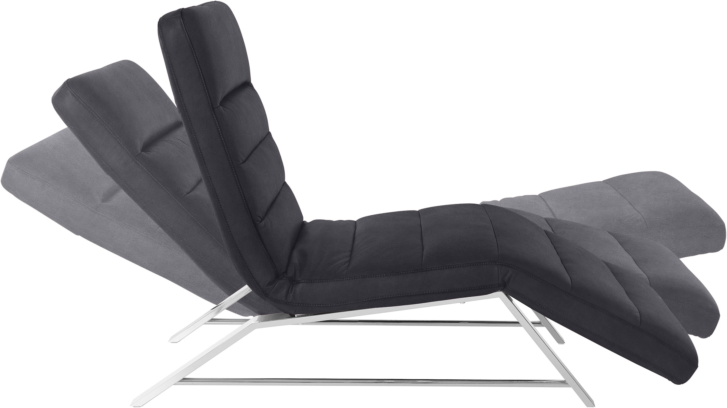 W.SCHILLIG Relaxliege »daily dreams« Funktionsliege wahlweise mit Motor, Gestell Chrom, Breite 65 cm