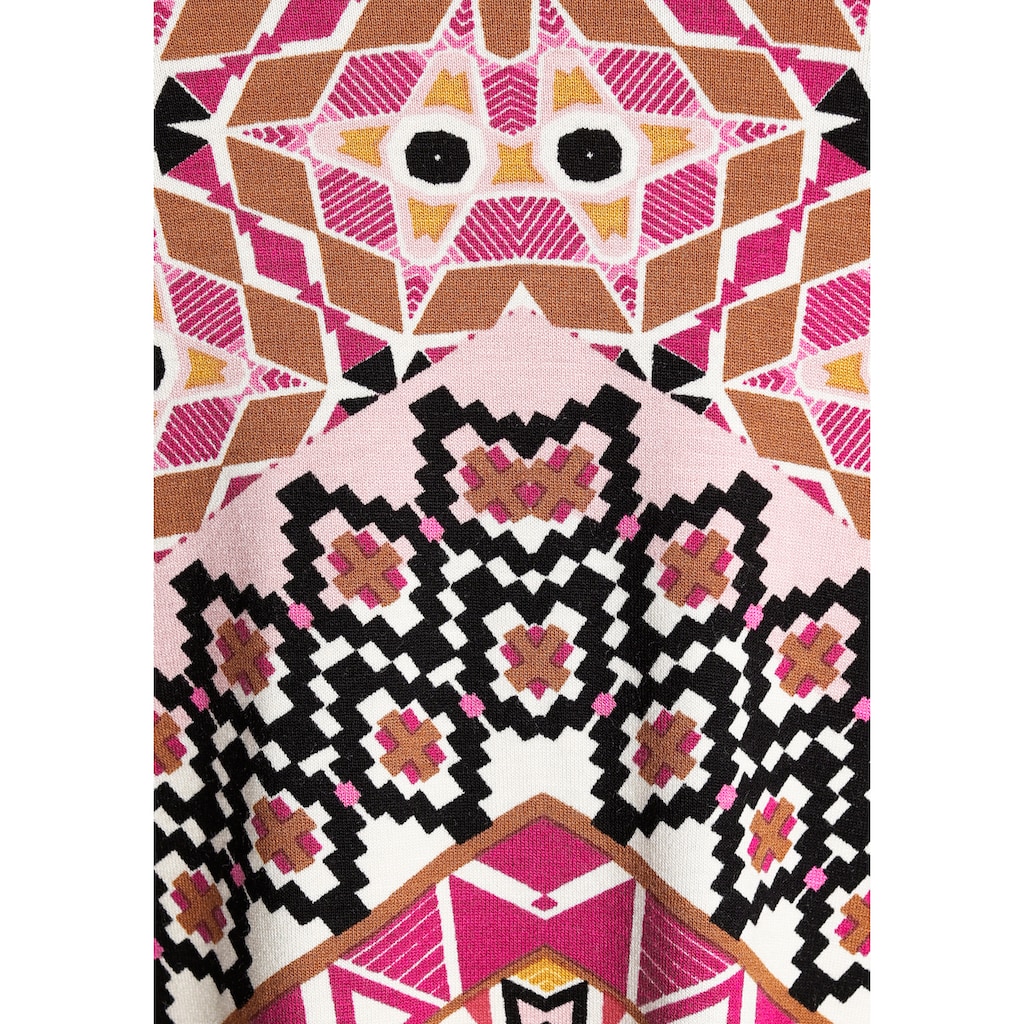 KangaROOS Sommerkleid, im Festival Look, ausgestellter A-Form, mit Zierbändern hinten
