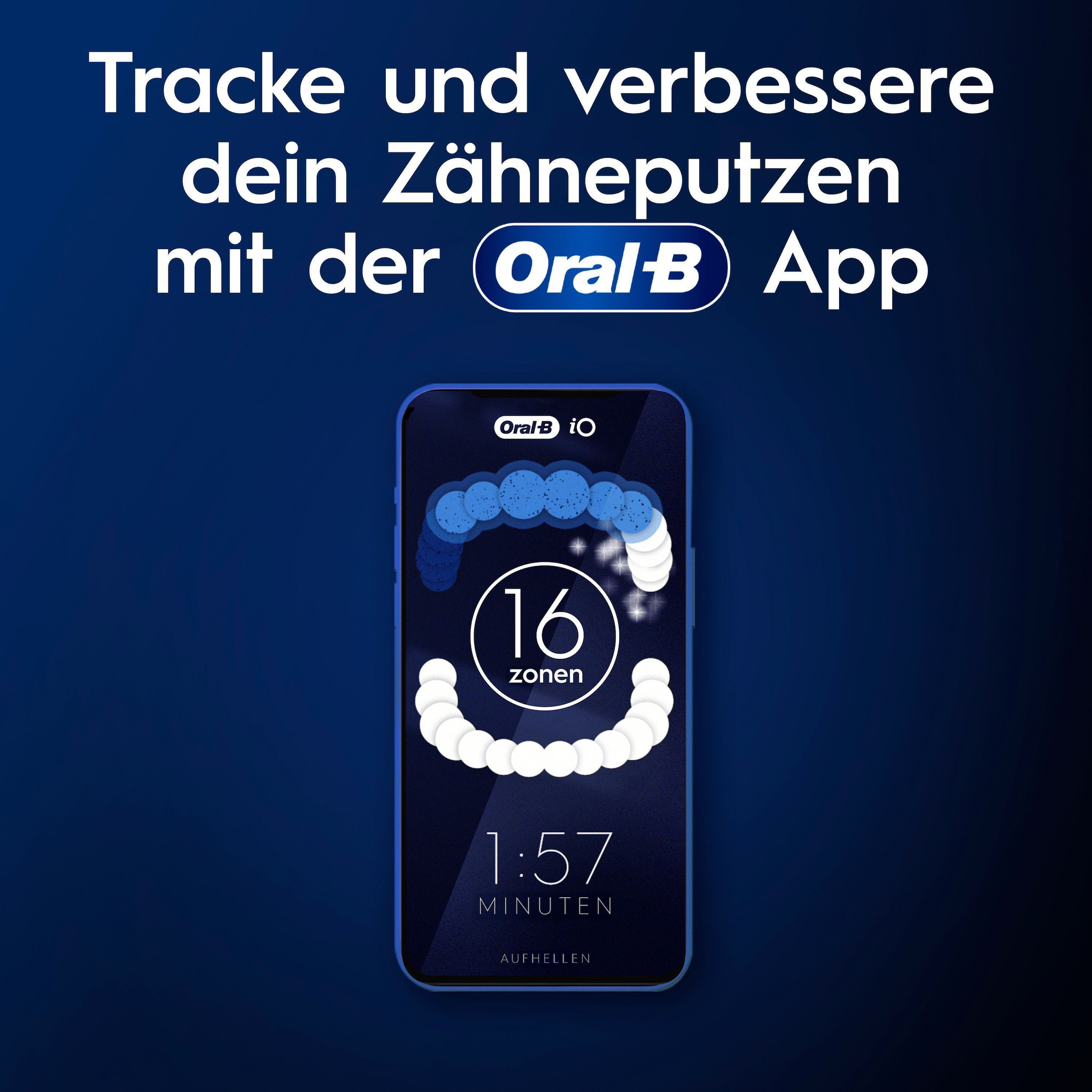 Oral-B Elektrische Zahnbürste »Oral-B iO Series 9« 2 Stk. Aufsteckbürsten 7 Putzmodi für Zahnpflege, 3D-Analyse, Farbdisplay & Lade-Reiseetui