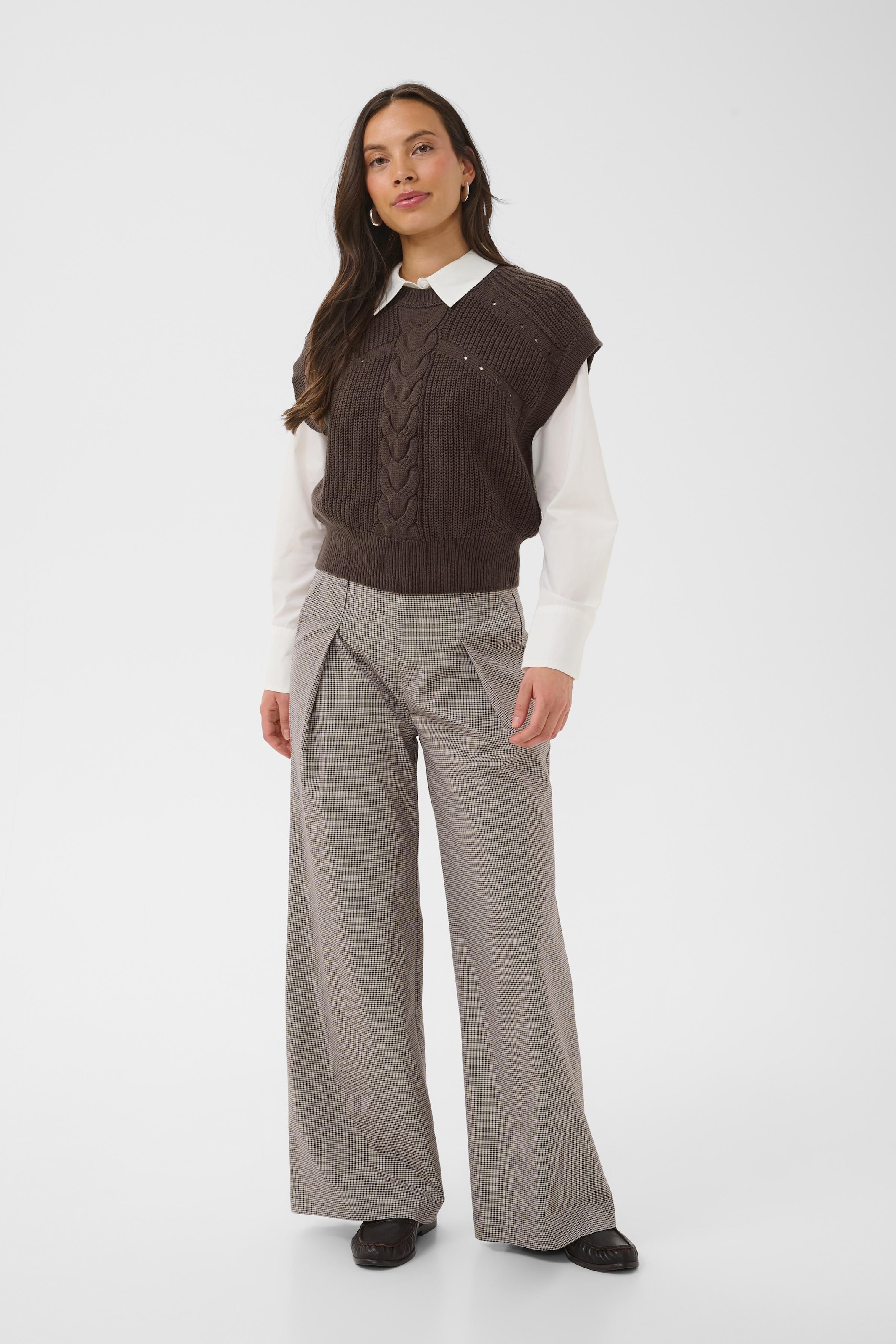 Saint Tropez Pullunder »TruneSZ Vest« Baumwollmischung, Loose fit