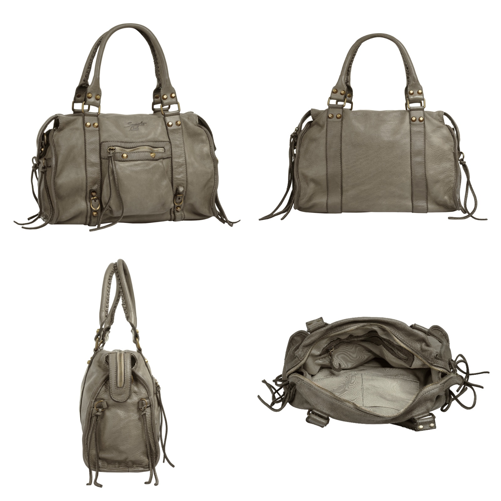 Samantha Look Shopper, echt Leder, Made in Italy
