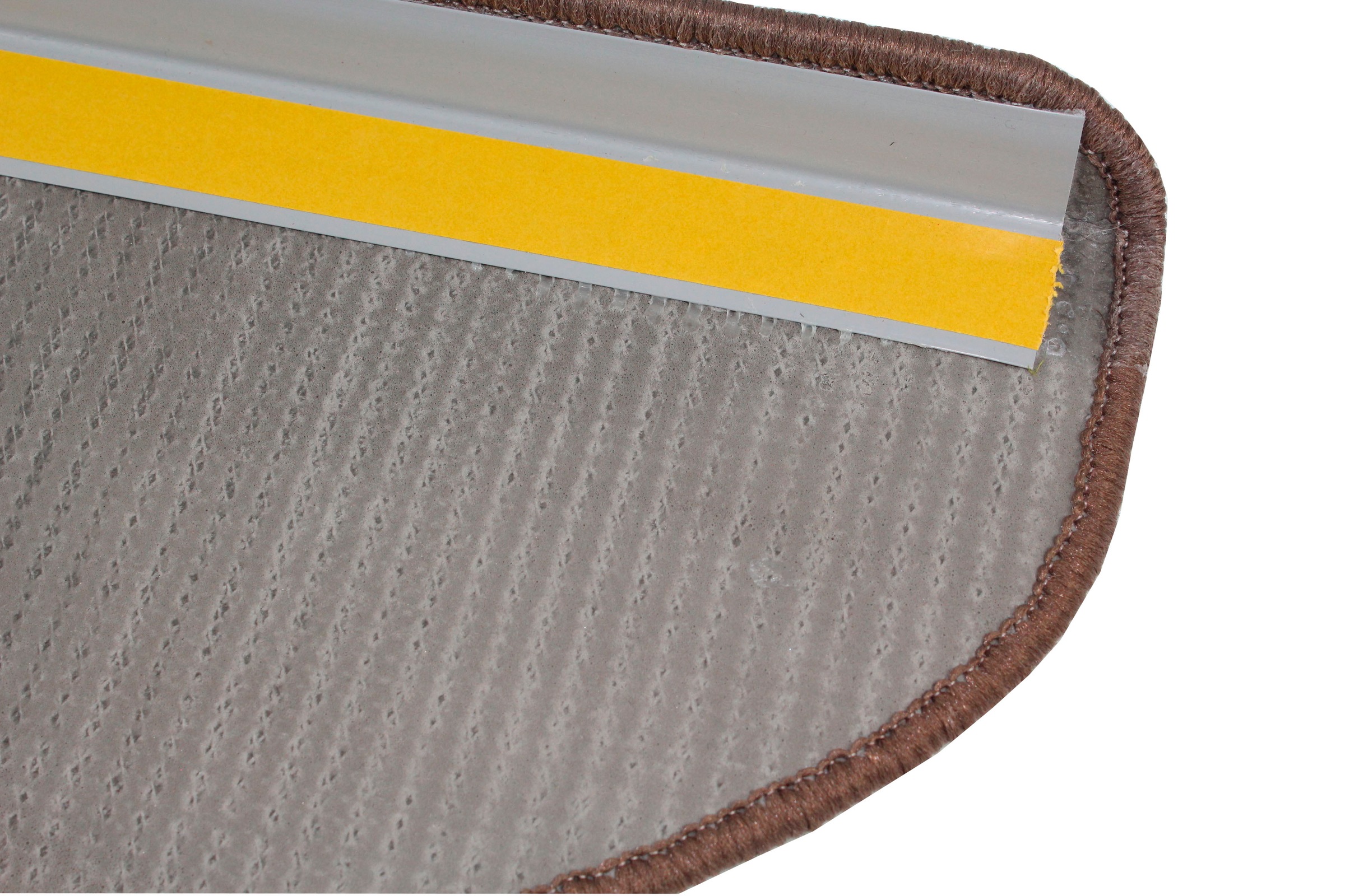 Dekowe Stufenmatte »Mara S2«, halbrund, 5 mm Höhe, 100% Sisal, große Farbauswahl, selbstklebend, auch als Set 15 Stück
