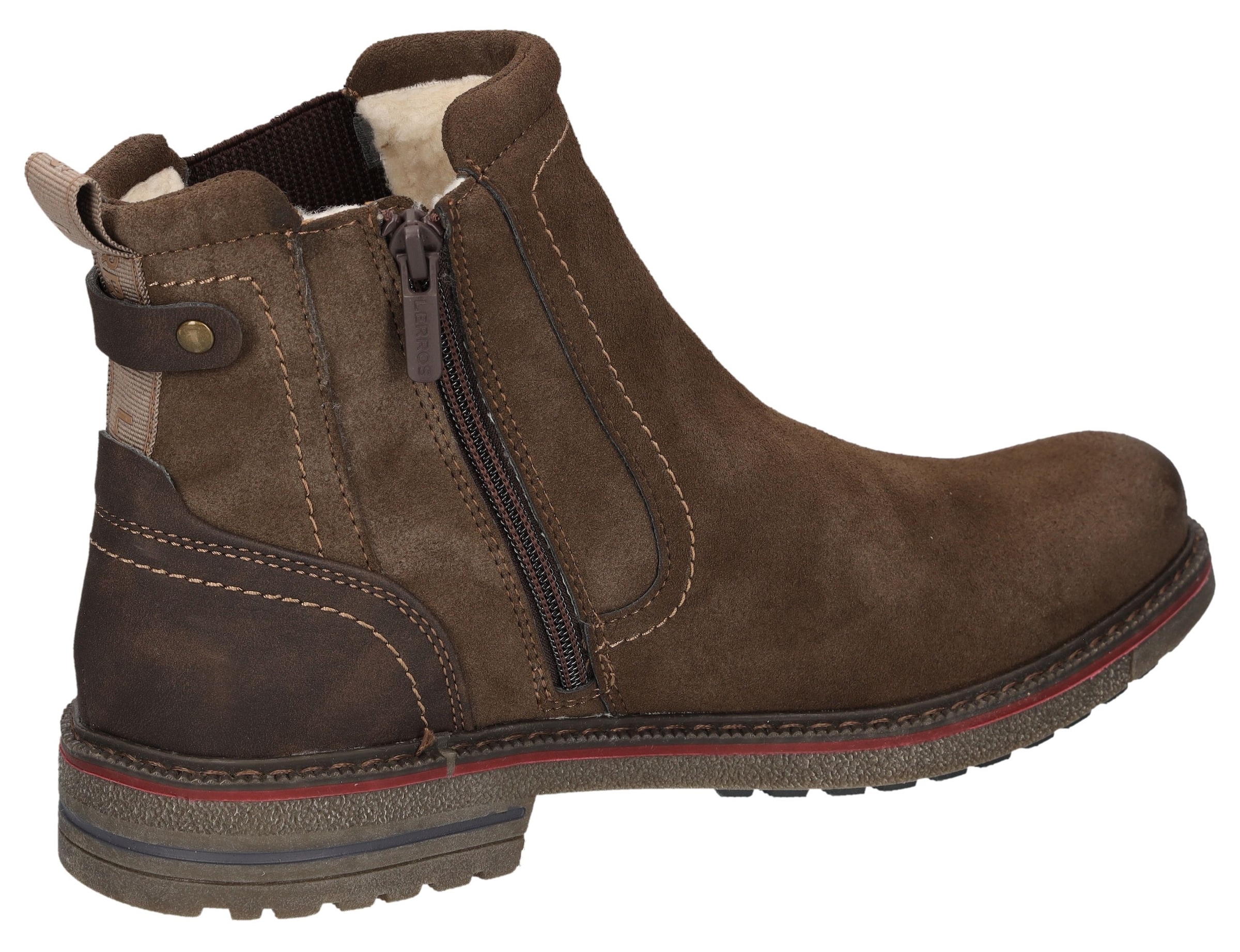 LERROS Chelseaboots  Schlupfstiefel, mit Reißverschluss, Winterboots mit Warmfutter