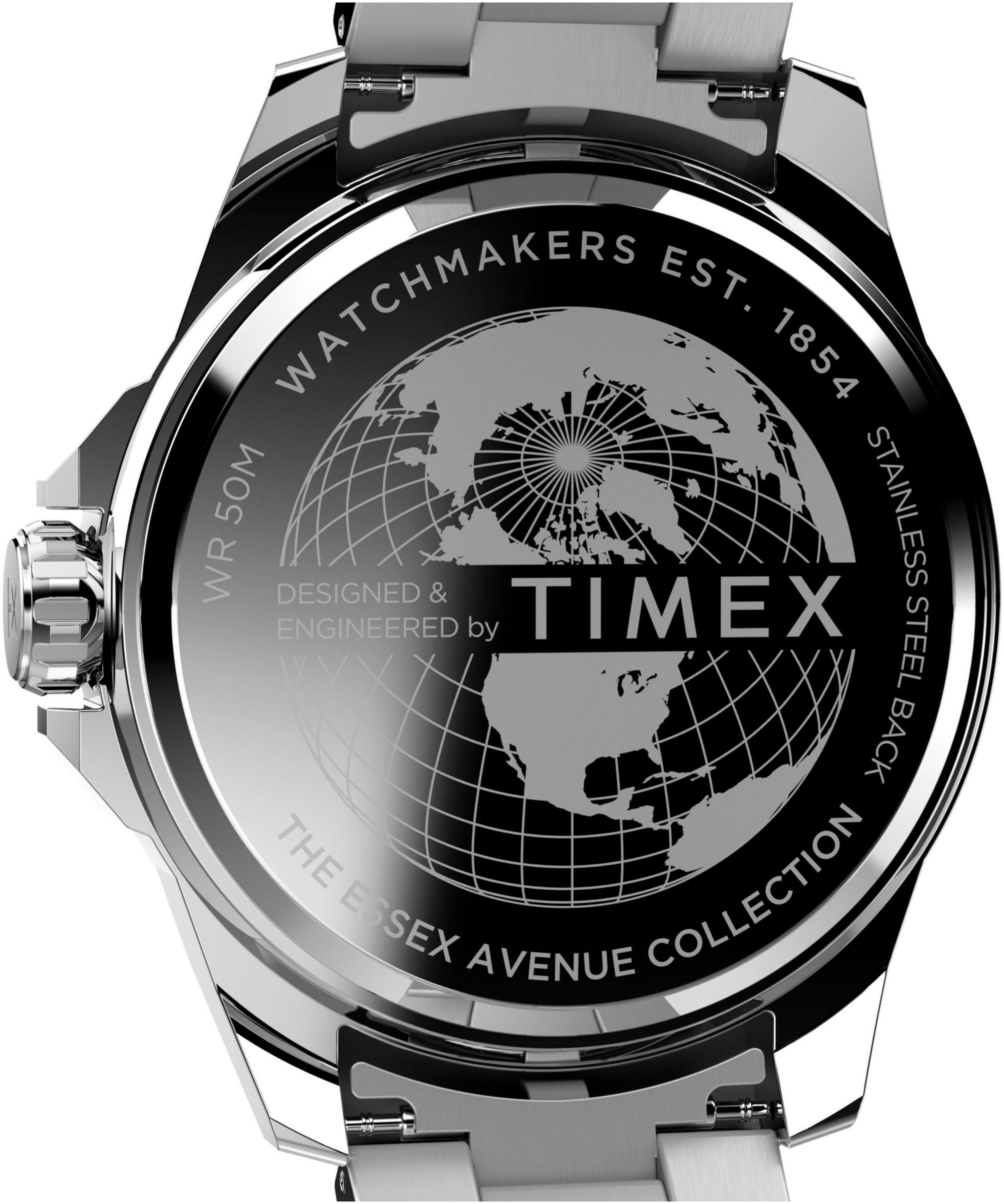 Timex Quarzuhr »ESSEX«, Armbanduhr, Herrenuhr, Datum, Leuchtzeiger, Mineralglas, analog