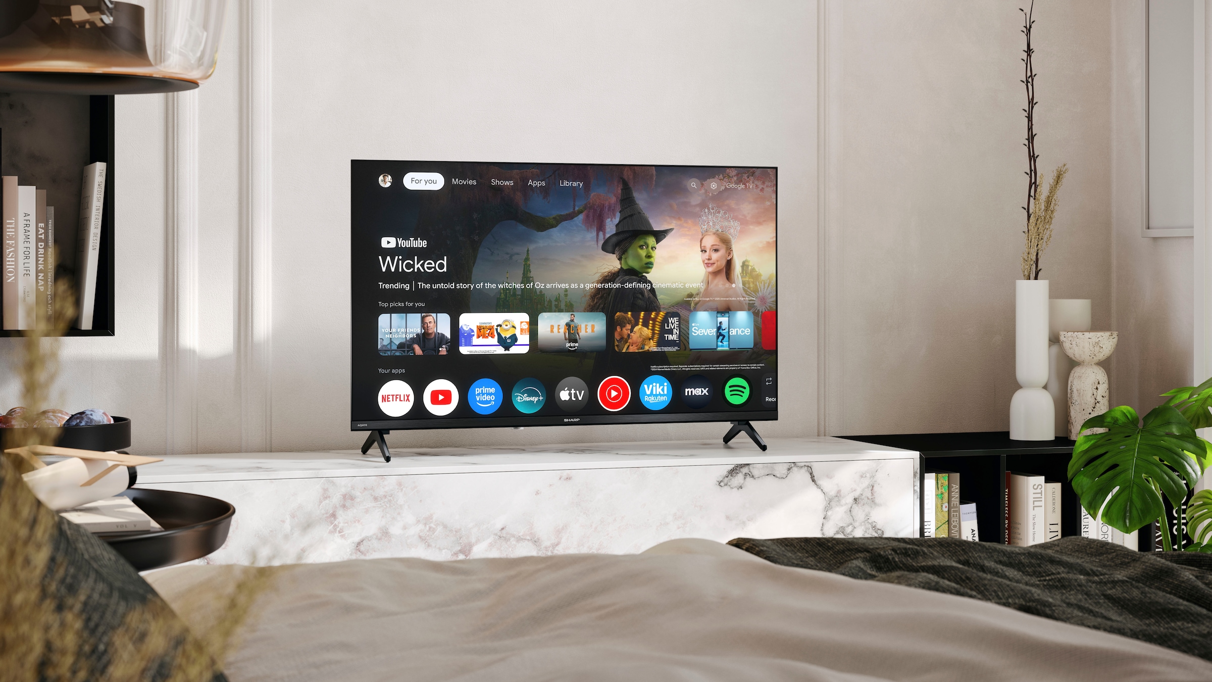 Sharp QLED-Fernseher »1T-C32HF3x« 80 cm/32 ″ HD ready Smart-TV