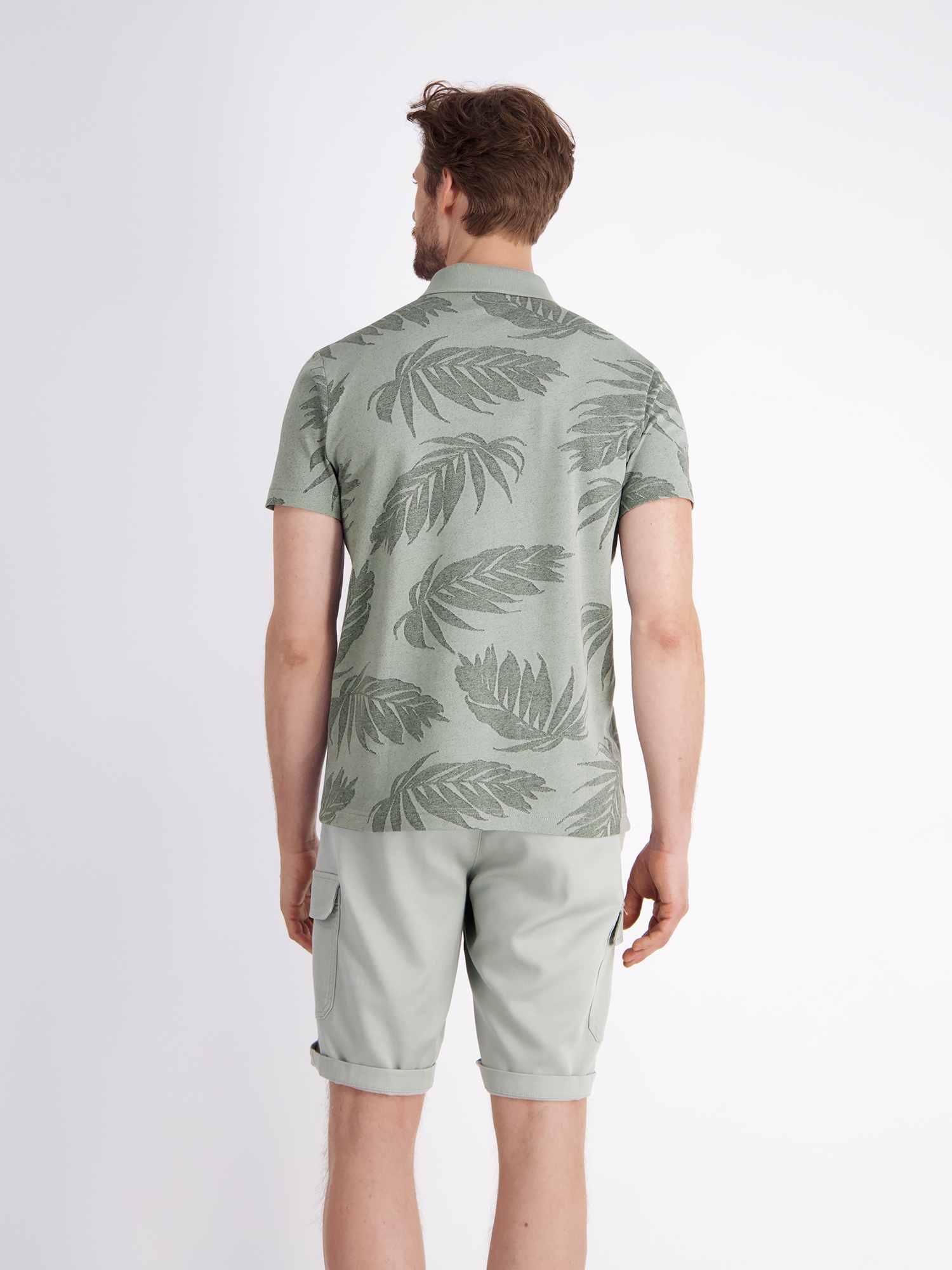 LERROS Poloshirt »LERROS Jacquard Poloshirt für Herren«