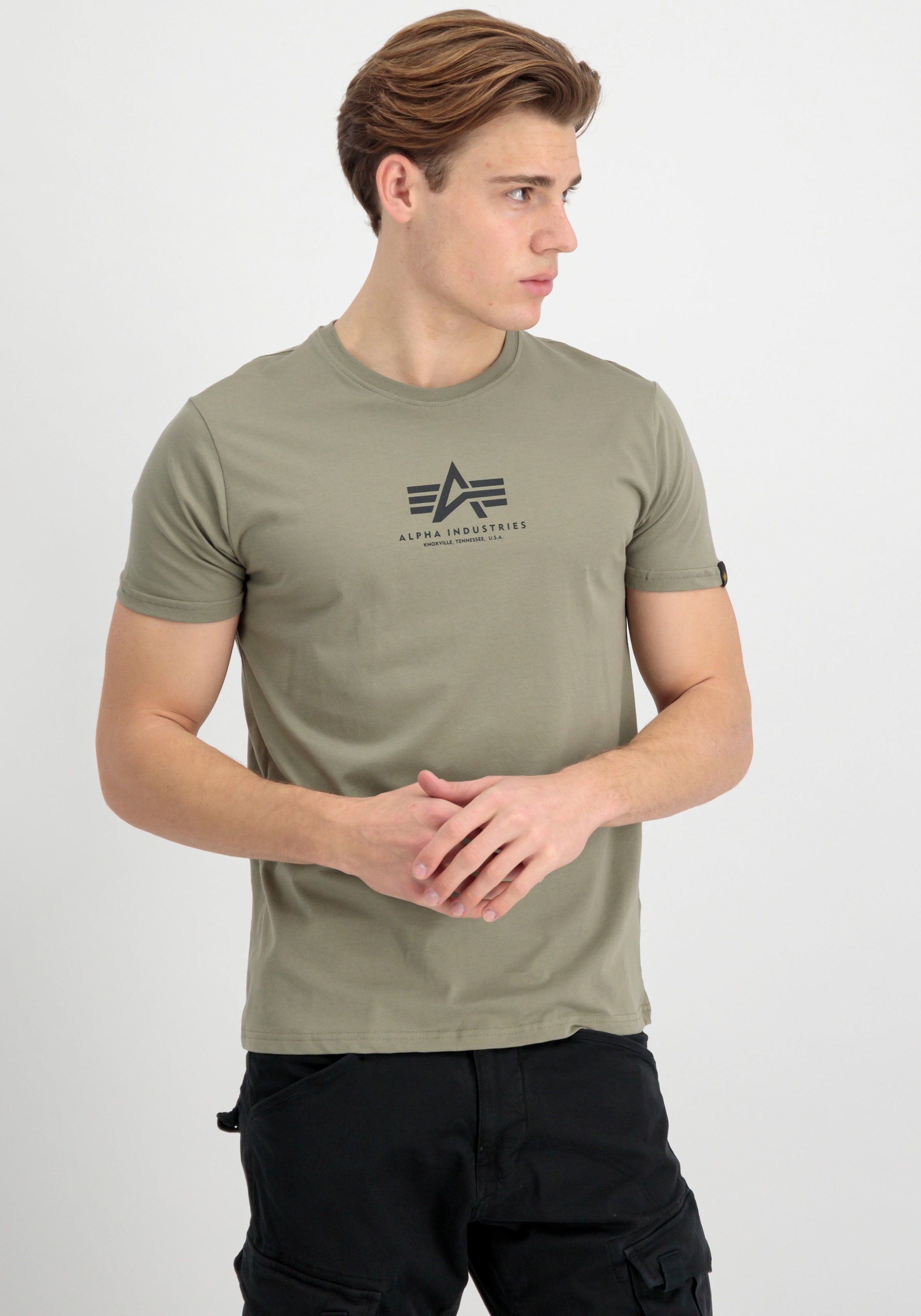 Alpha Industries Rundhalsshirt »Basic T ML«
