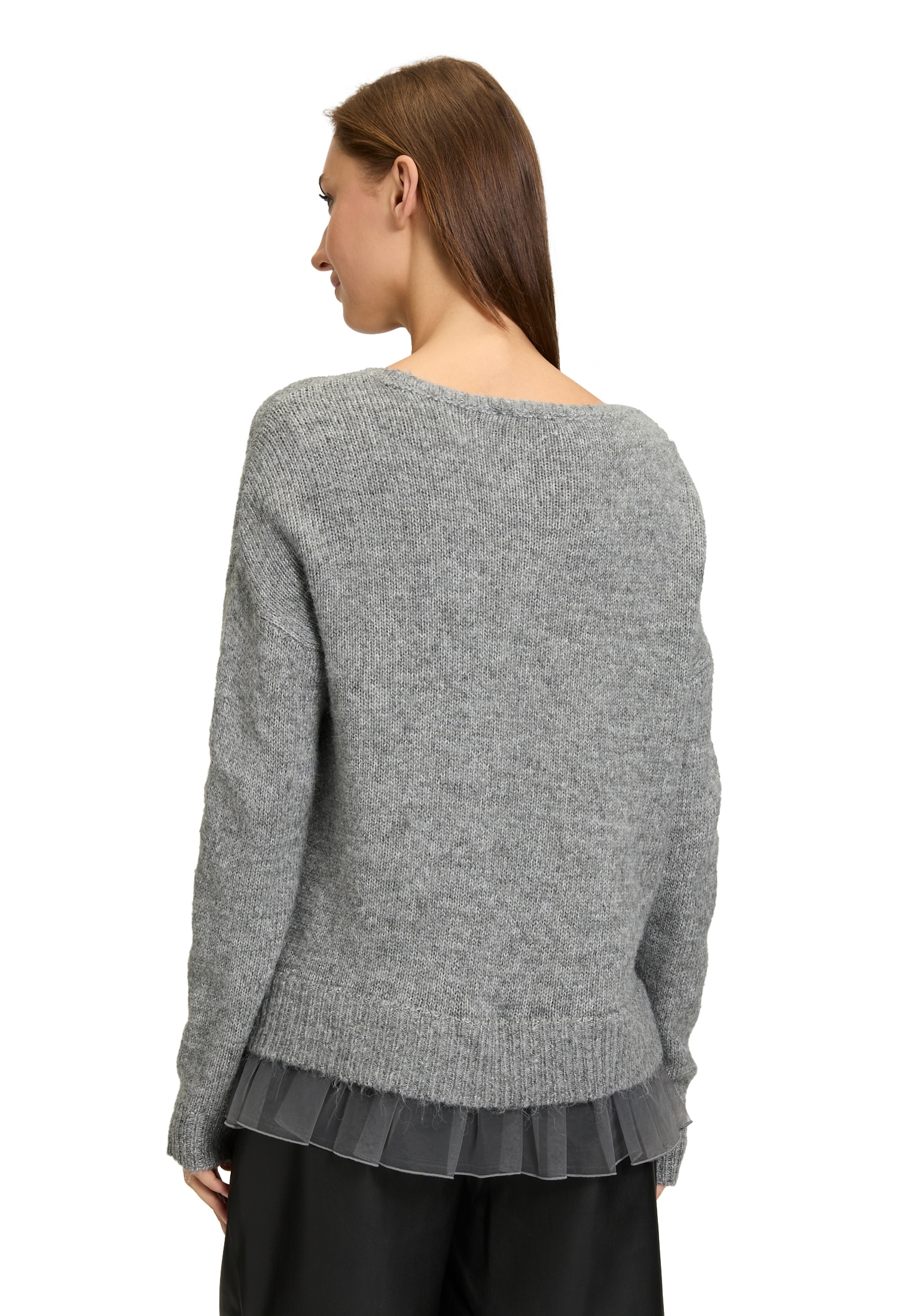 Cartoon Strickpullover »Strickpullover mit Rundhalsausschnitt«