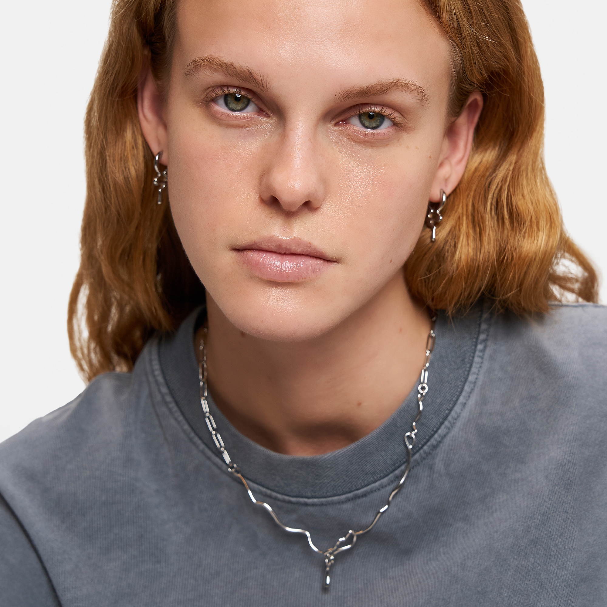 Liebeskind Berlin Kette mit Anhänger »Schmuck Geschenk Edelstahl Halskette The Melting Organic«