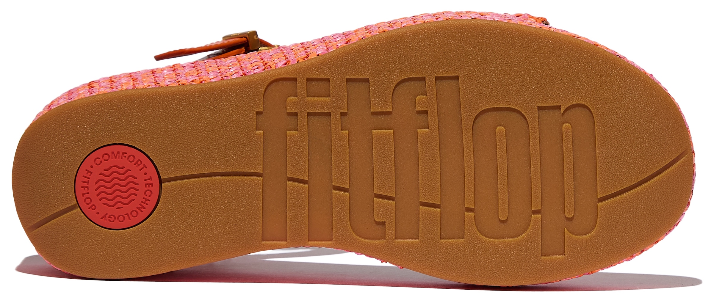 Fitflop Keilsandalette »PLATFFORMS WOVEN WEDGE«, Plateau Sandale, Sommerschuh in raffinierter Optik