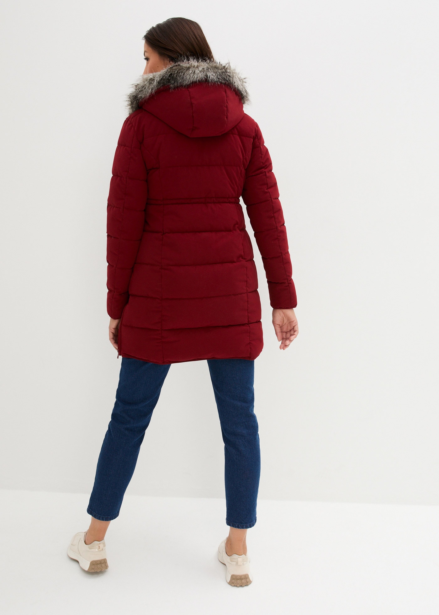 bonprix Umstandsjacke »3-in-1 warm wattierte Umstands- und Tragejacke« mit Kapuze 3-in-1 Tragefunktion für Schwangerschaft und Babytragen