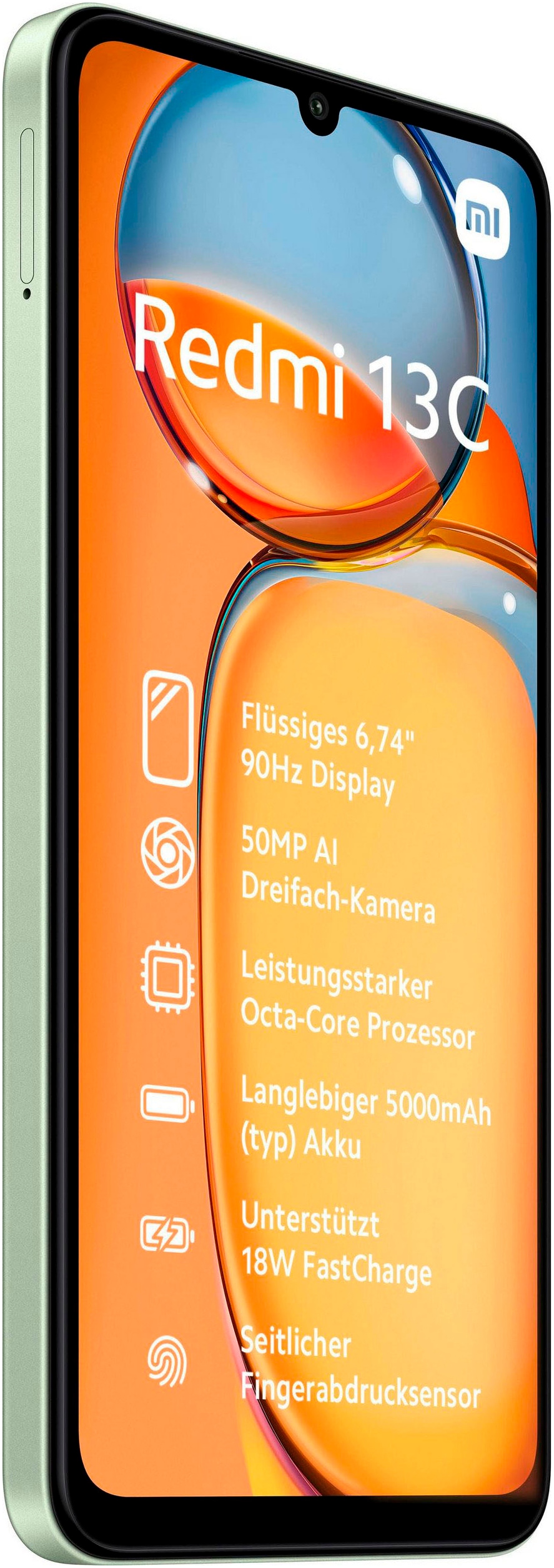 Xiaomi Smartphone »Redmi 13C 4+128GB«, clover green