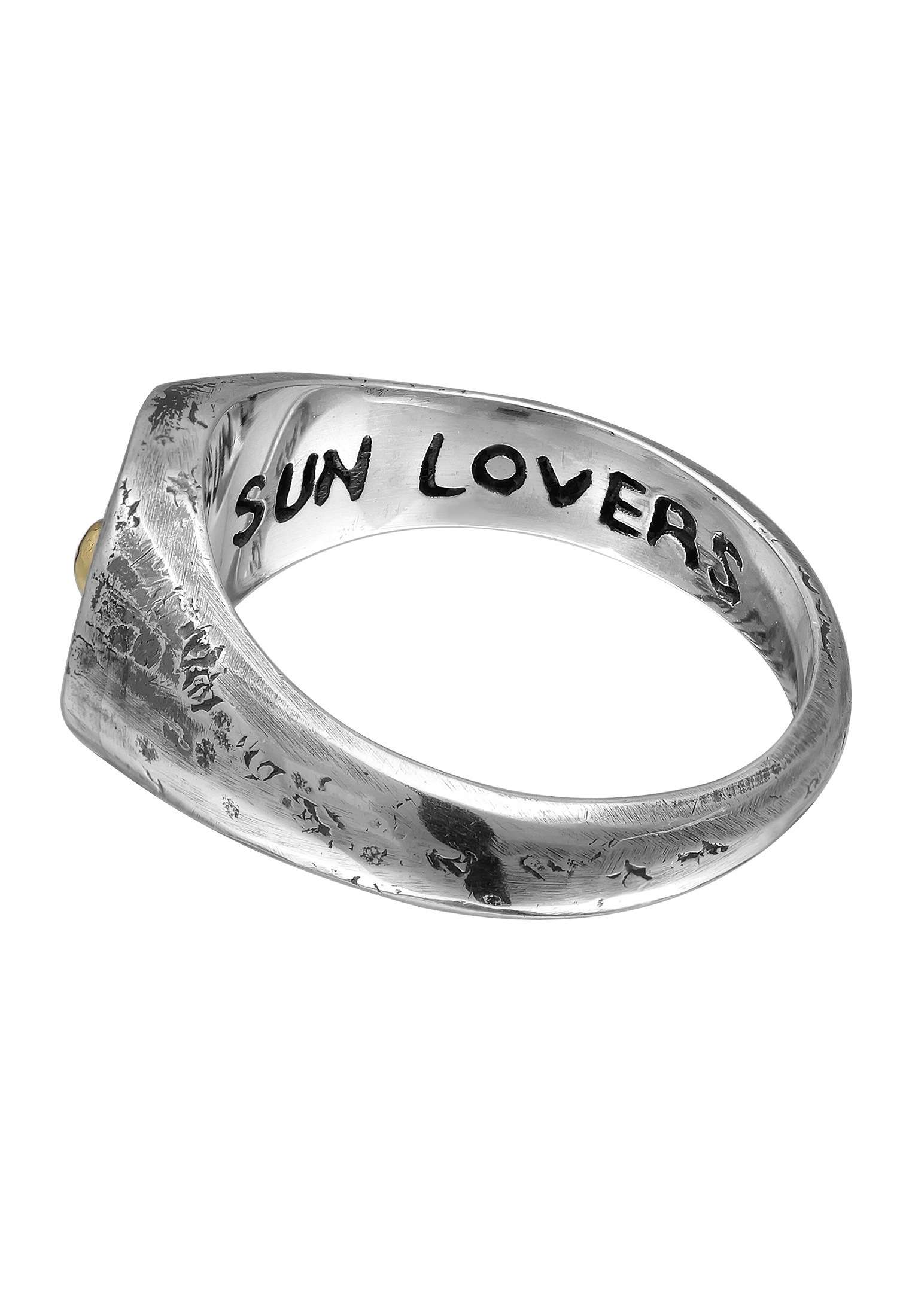 HAZE & GLORY Siegelring »Ring Siegelring - Sun Lover 925 Silber«