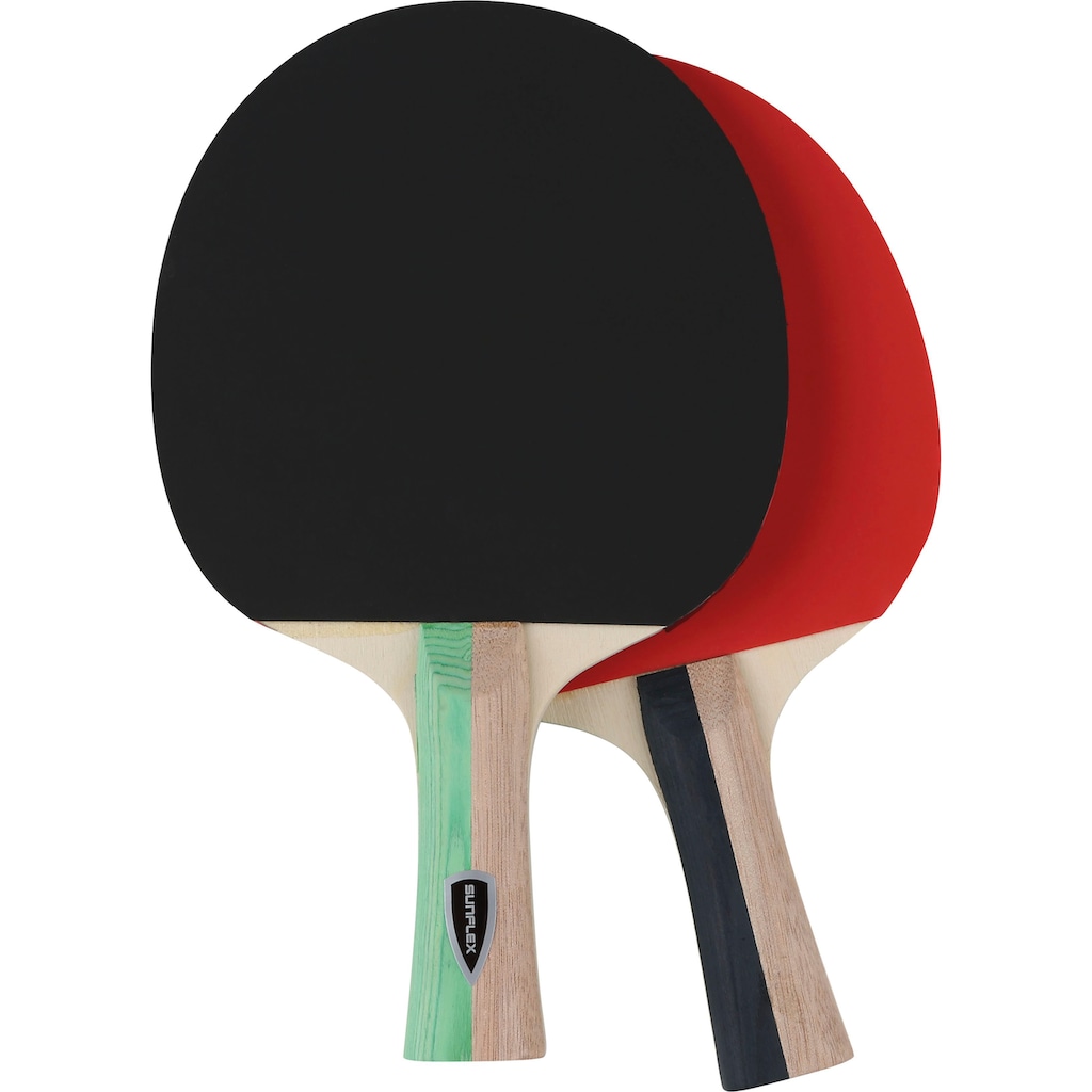 Sunflex Tischtennisschläger »Tischtennis Set Ping Einsteiger Bat Racket«