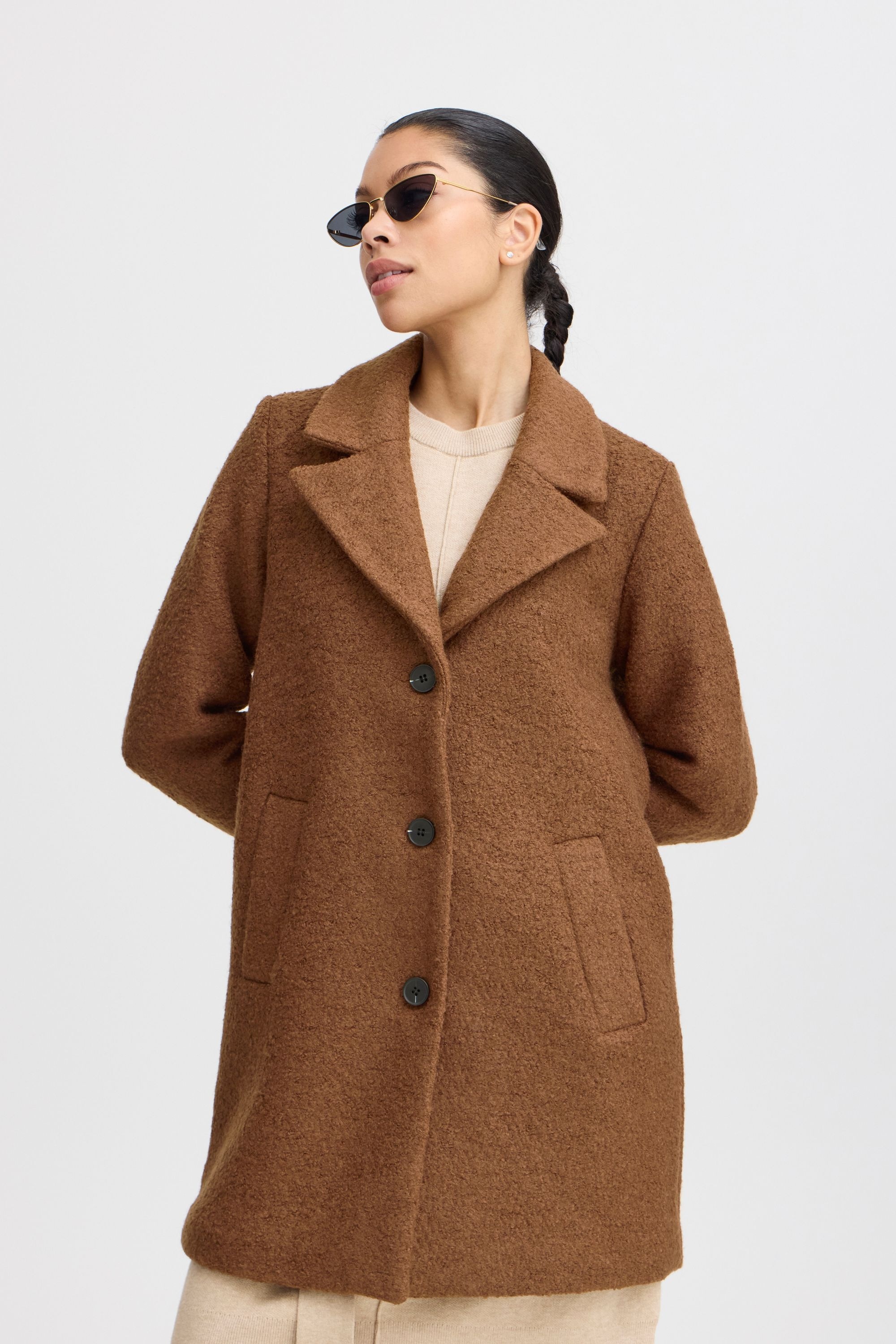 b.young Wollmantel »Wollmantel BYCECILA SH COAT«