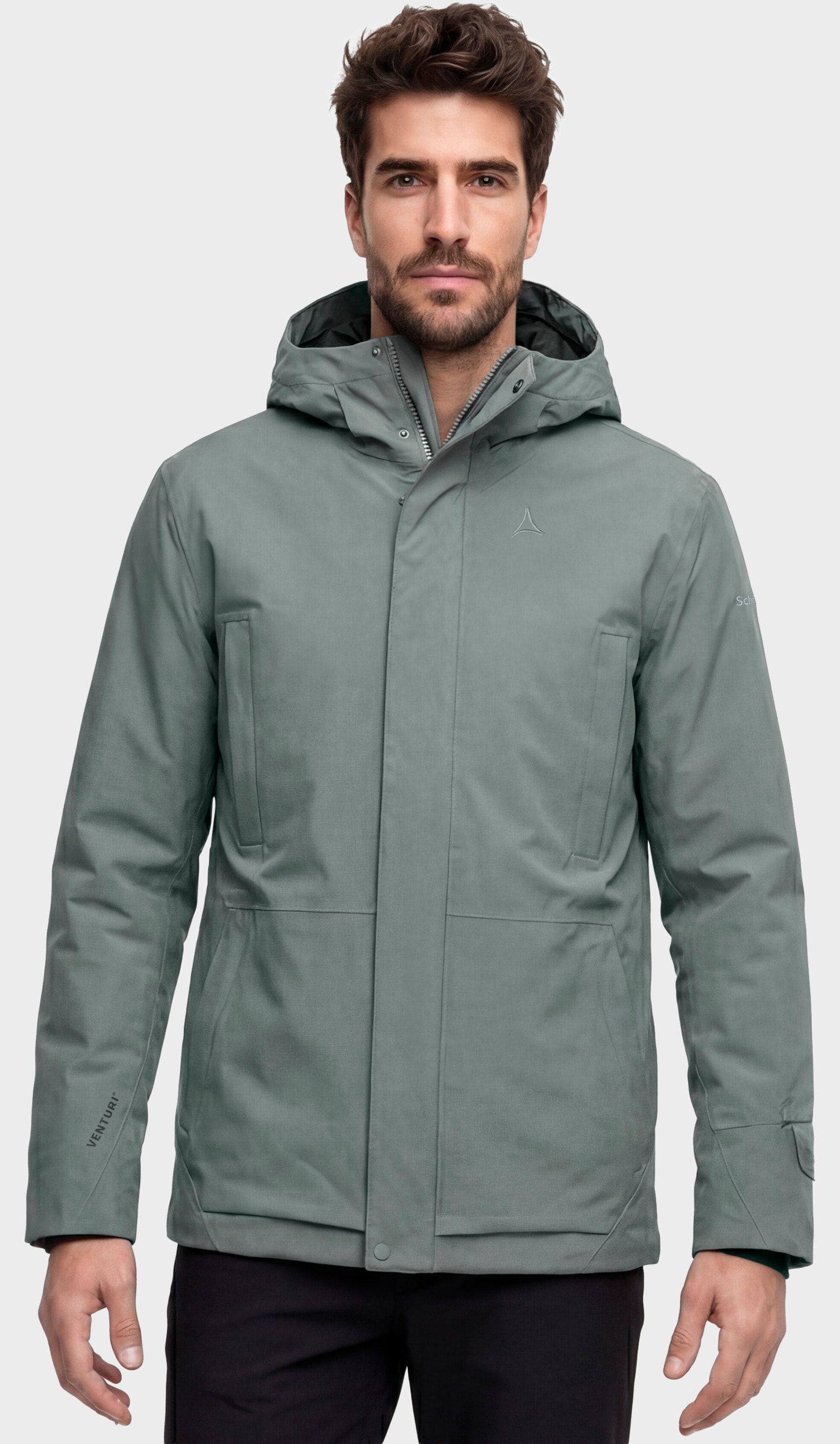 Schöffel Langjacke »Ins Parka Style Crivat MNS« mit Kapuze