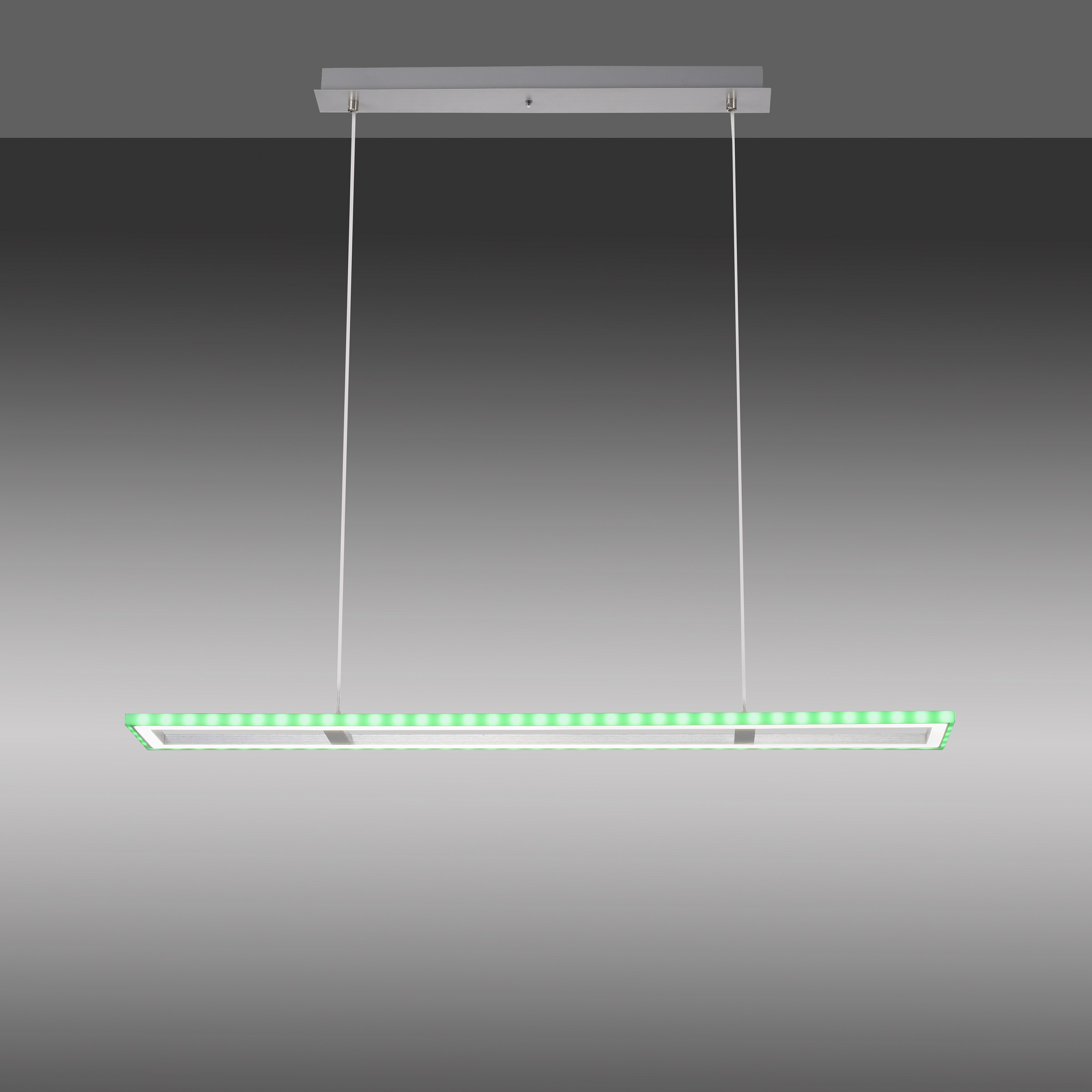 my home LED Pendelleuchte »Luan«, 2 flammig, Leuchtmittel LED-Board | LED fest integriert, Downlight: 2700-5000K, Sidelight: Rainbow-RGB, Infrarot-Fernbed. Inkl.