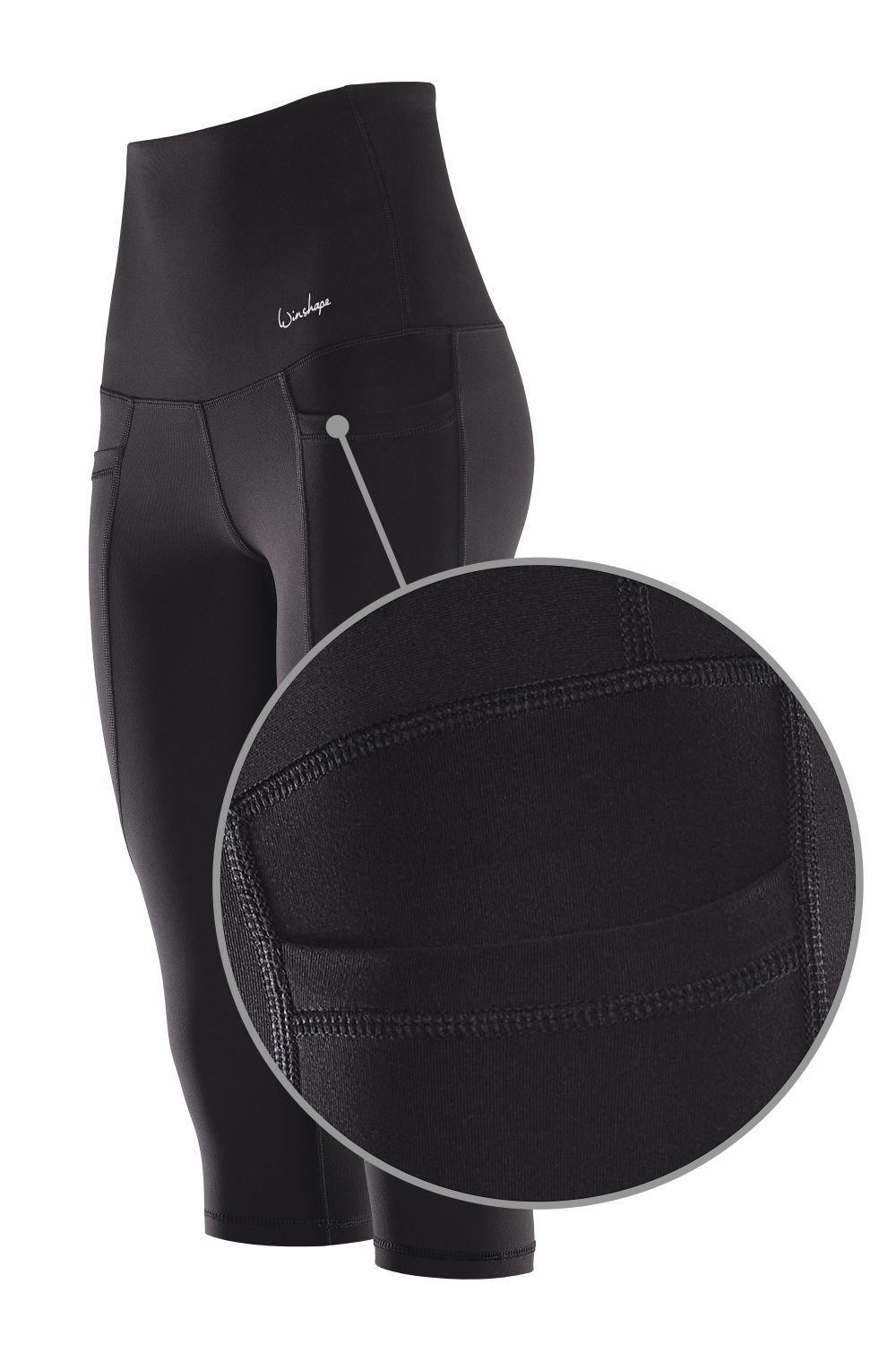 Winshape Leggings »¾-Functional Comfort HWL215C«, High Waist mit praktischen Taschen