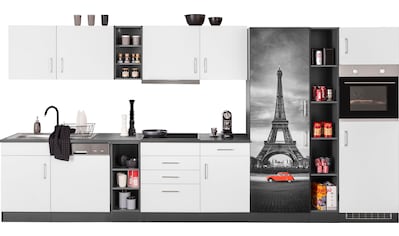 HELD MÖBEL Küchenzeile »Paris«, mit E-Geräten, Breite 400 cm kaufen