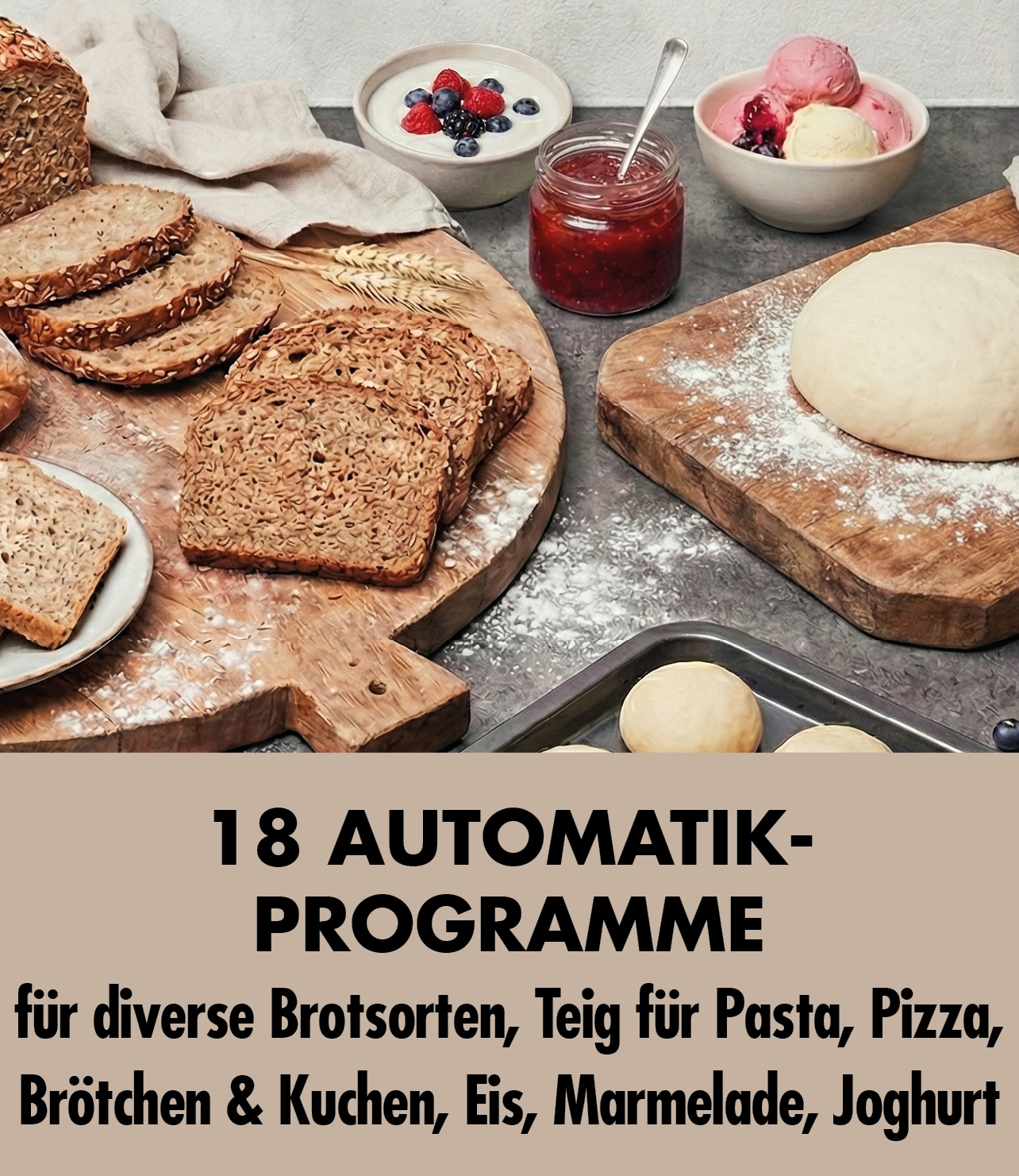 Gastroback Brotbackautomat »SCALE & CRUST PRO 42828« 18 Programme