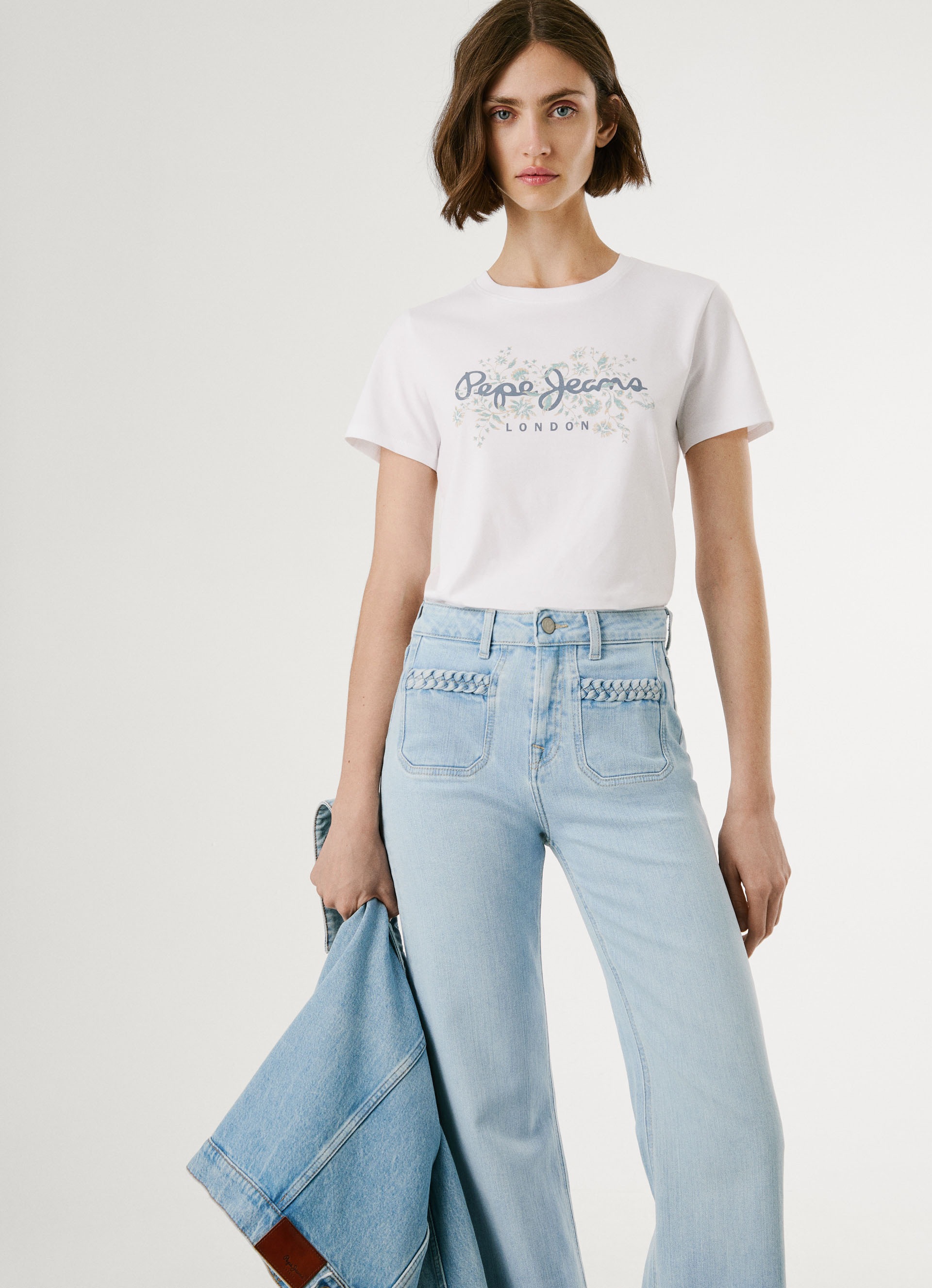 Pepe Jeans T-Shirt »BERO«, Rundhals, mit Print