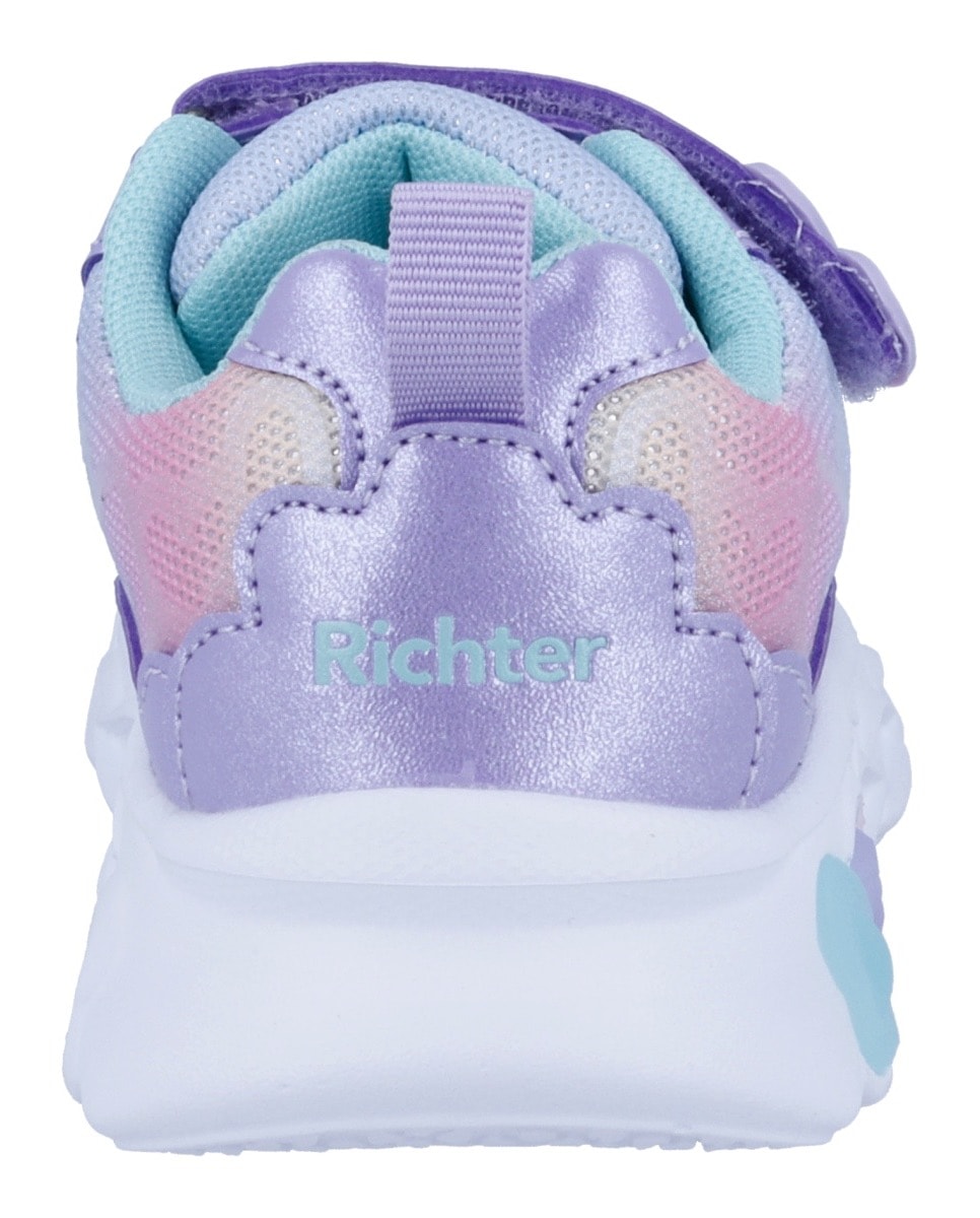 Richter Slip-On Sneaker »Stella (Blinki)«  Klettschuh, Blinkschuh, Größenschablone zum Download, mit WMS