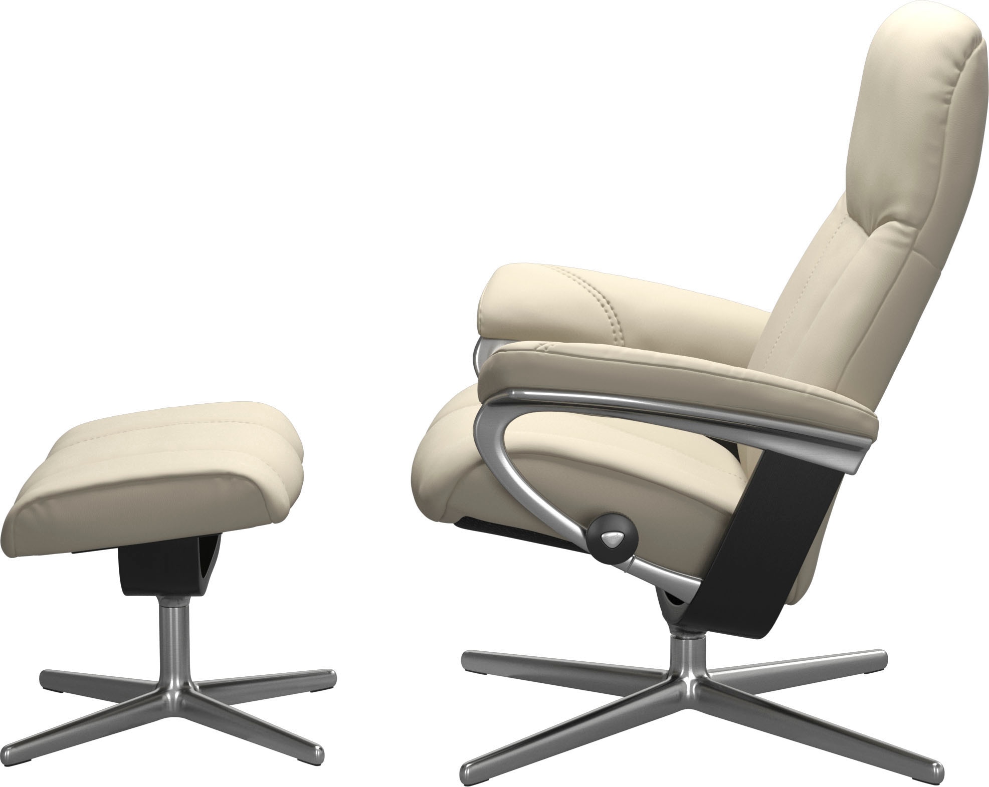 Stressless® Relaxsessel »Consul« mit Cross Base, Größe S, M & L, Holzakzent Schwarz