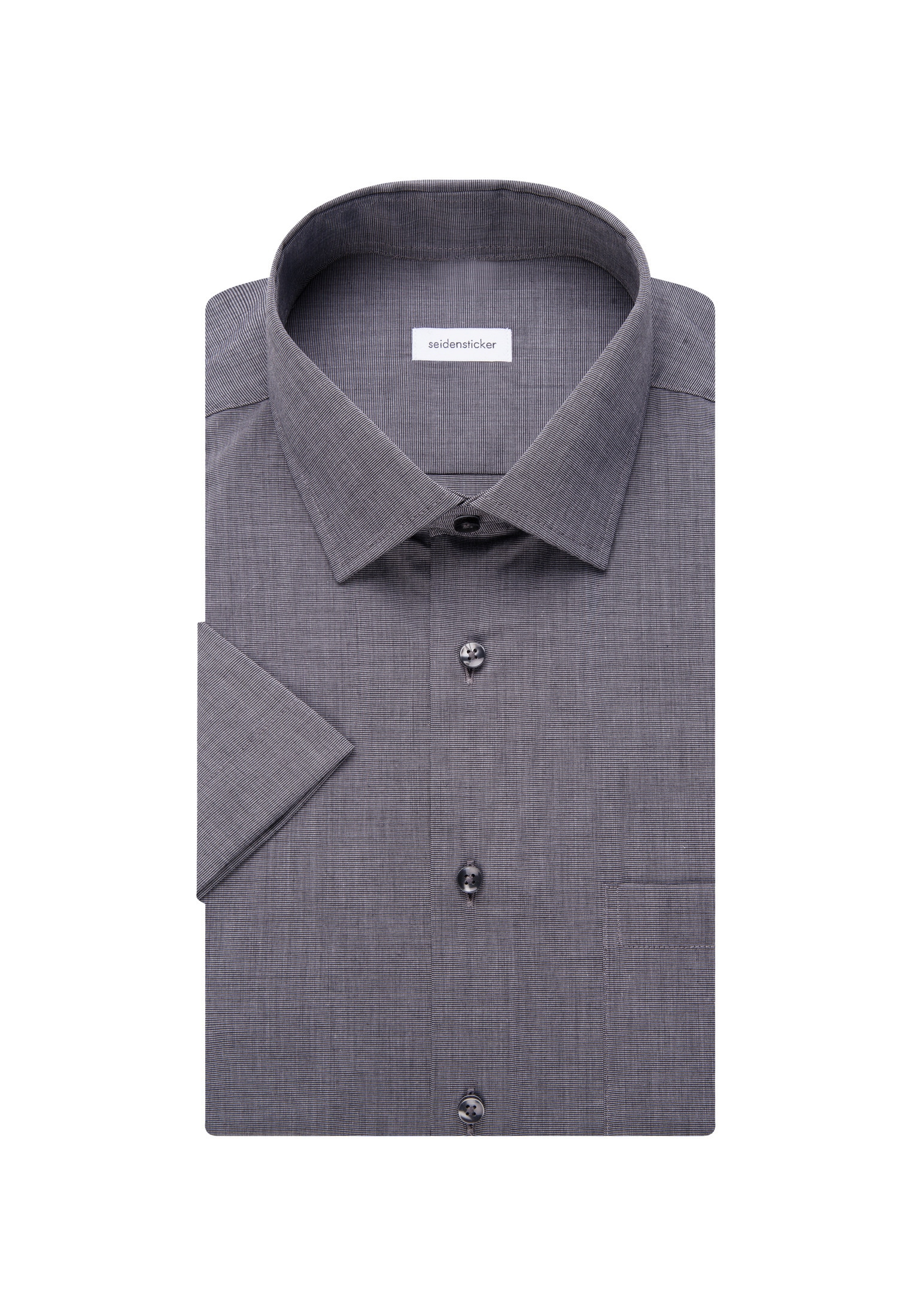 seidensticker Businesshemd »Schwarze Rose« Regular 1/2 Kentkragen Uni