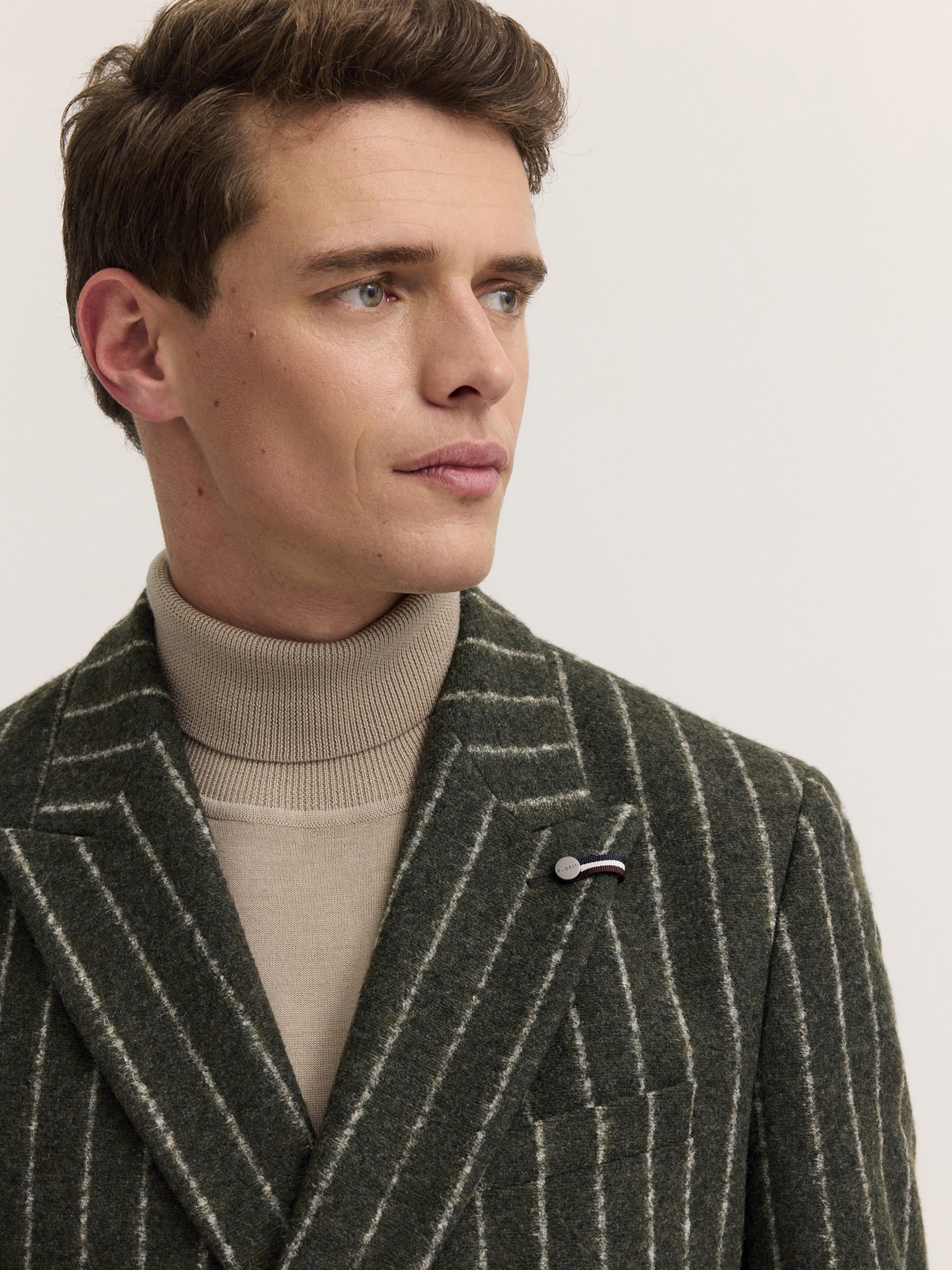 bugatti Sakko »Modern Fit« Modern Fit Wollmix Gestreift