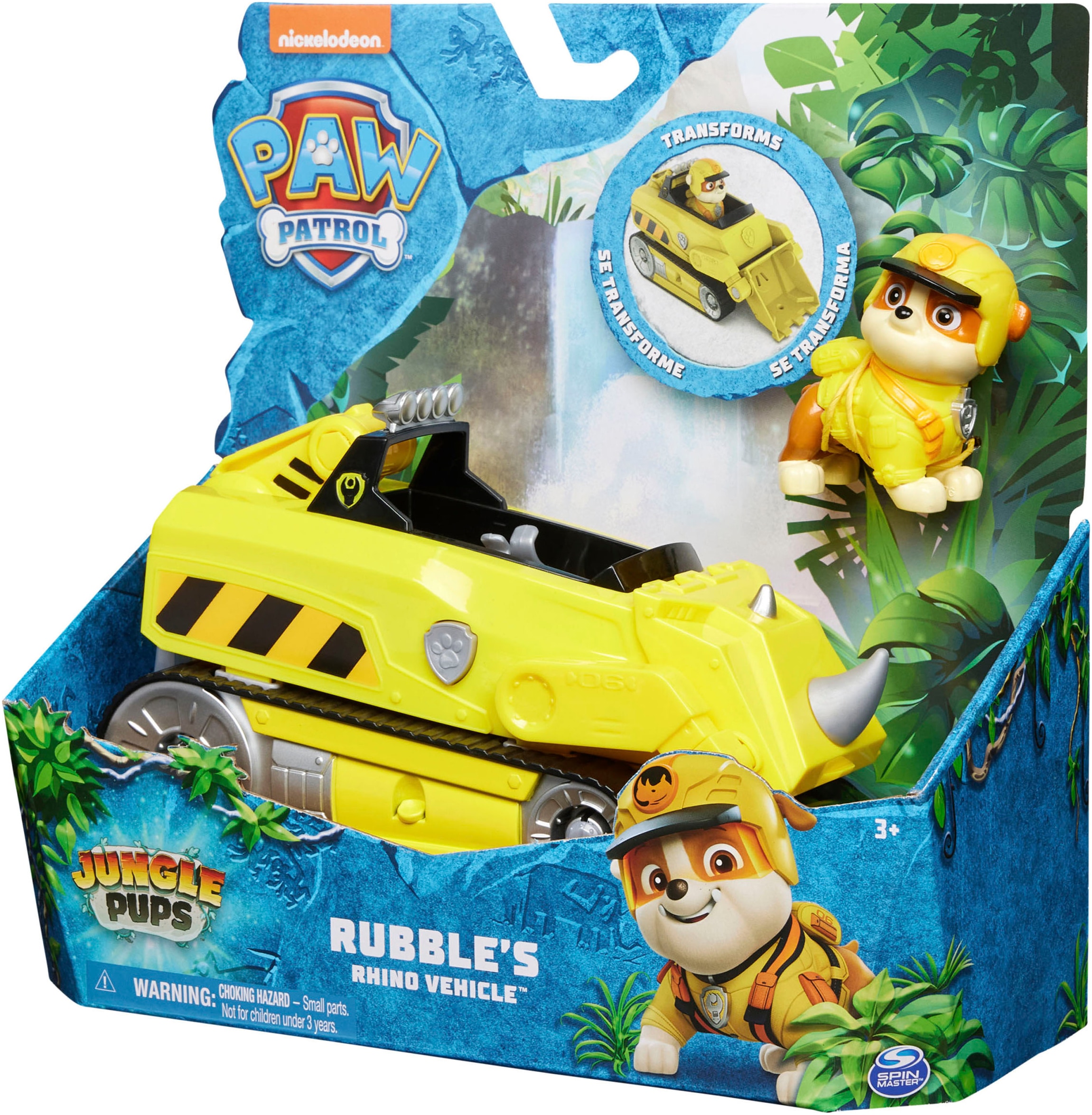 Spin Master Spielzeug-Auto »Paw Patrol - Jungle Pups - Themed Vehicles Solid Rubble«