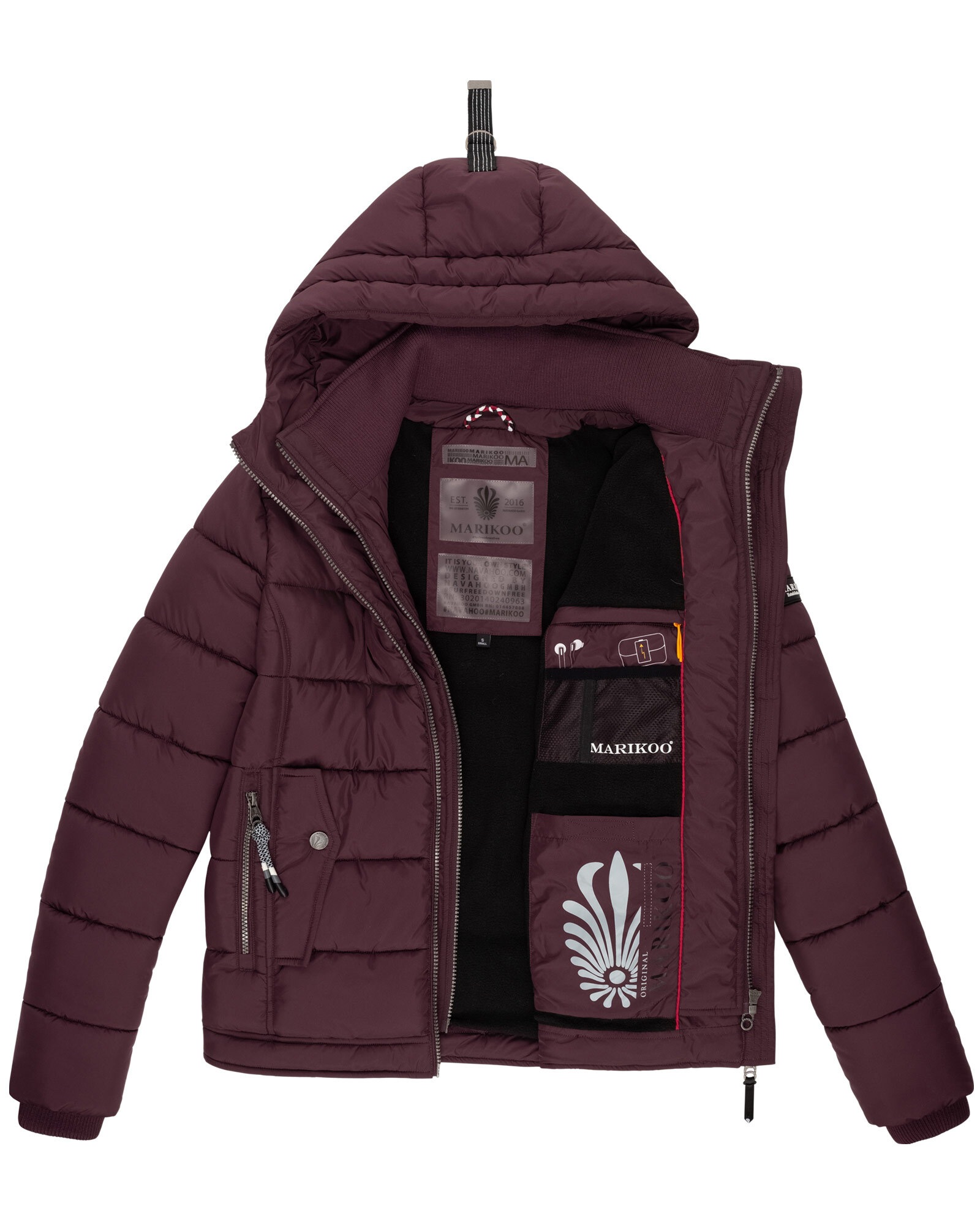 Marikoo Outdoorjacke »Marikoo Taisaa Princess Damen Steppjacke B940«