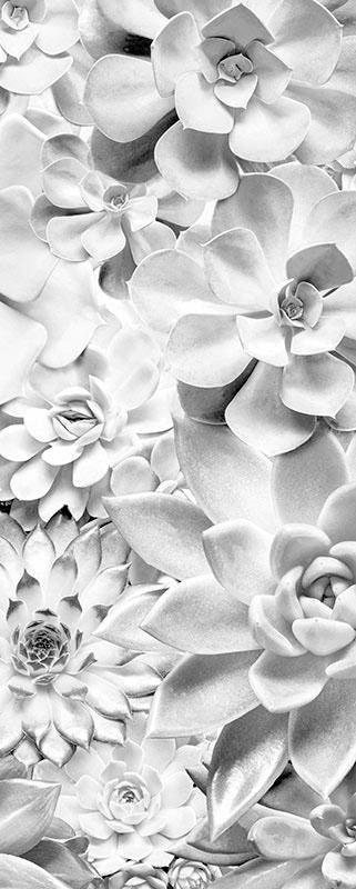Komar Vliestapete »Digitaldruck Vlies -  Shades Black and White Panel« bedruckt glatt Wohnzimmer, Schlafzimmer