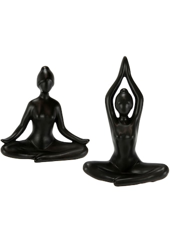 I.GE.A. Dekofigur »Yoga-Frau«, 3er Set, Yogafigur, Yogaskulptur kaufen