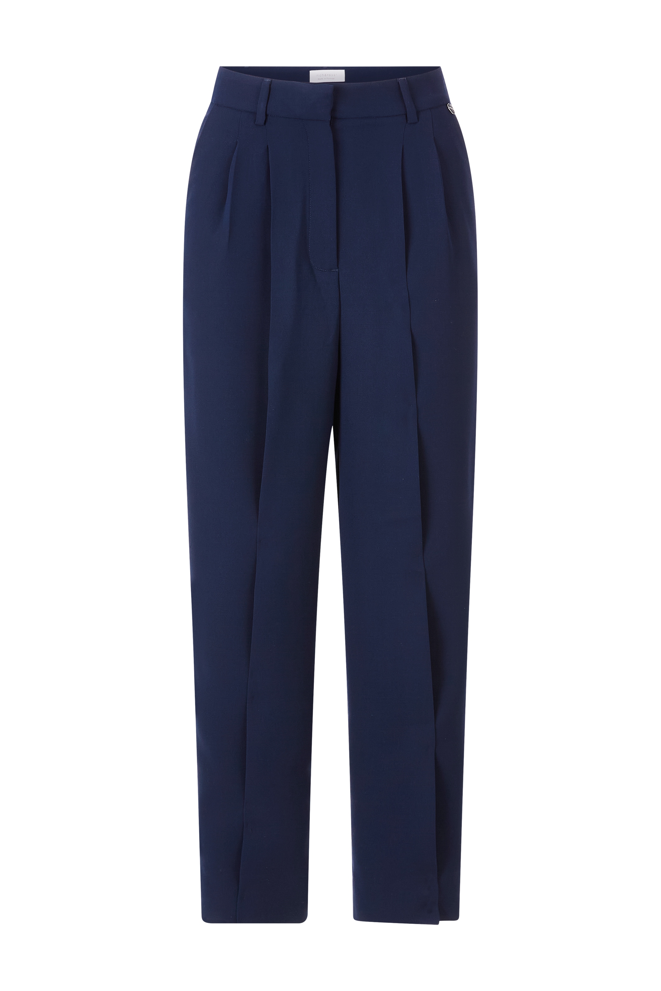 RICHROYAL Stoffhose, Mit Gürtelschlaufen und verdecktem Verschluss