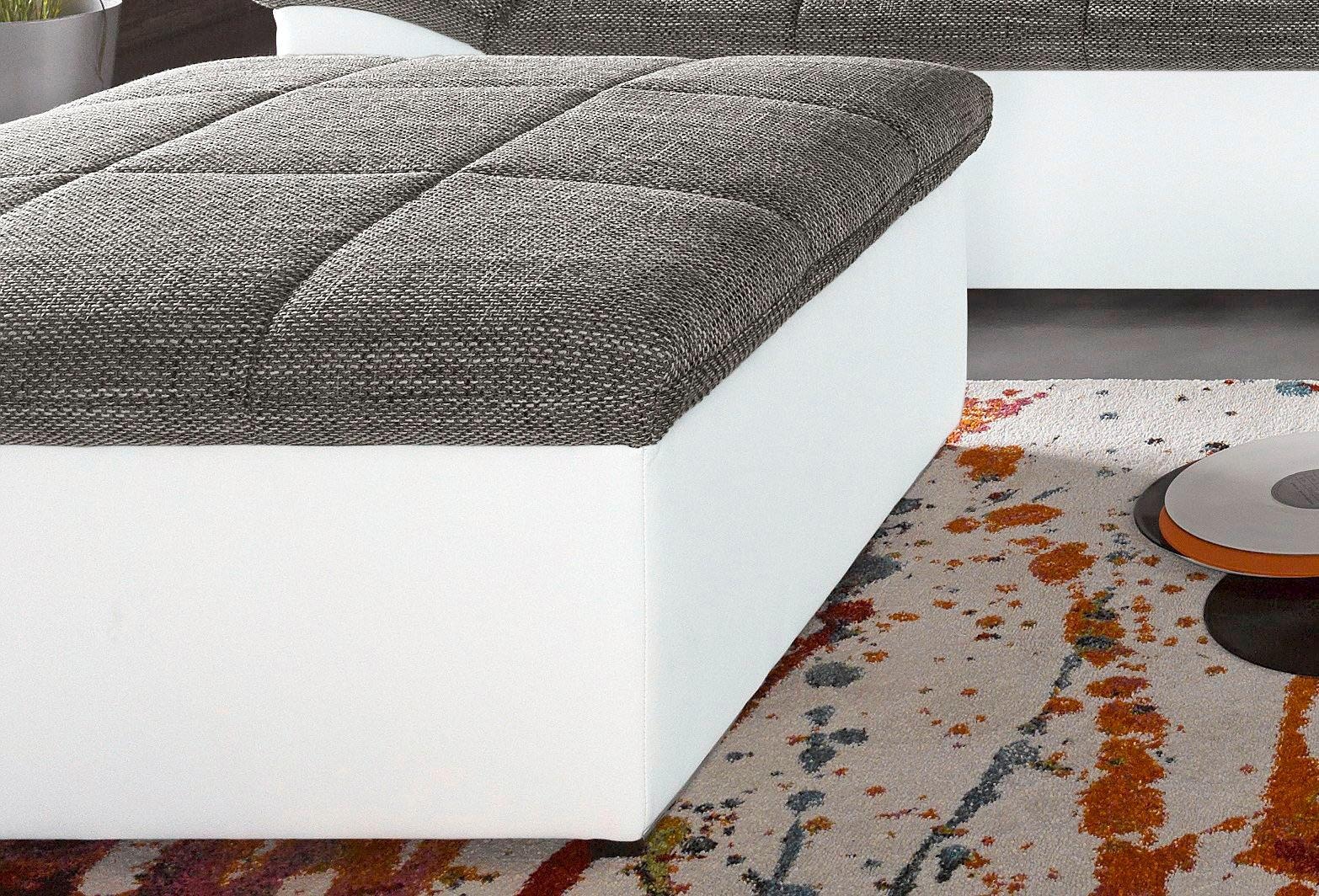 DOMO collection Hocker »SPLASH 87x87 cm, komfortabel, modernes Design«