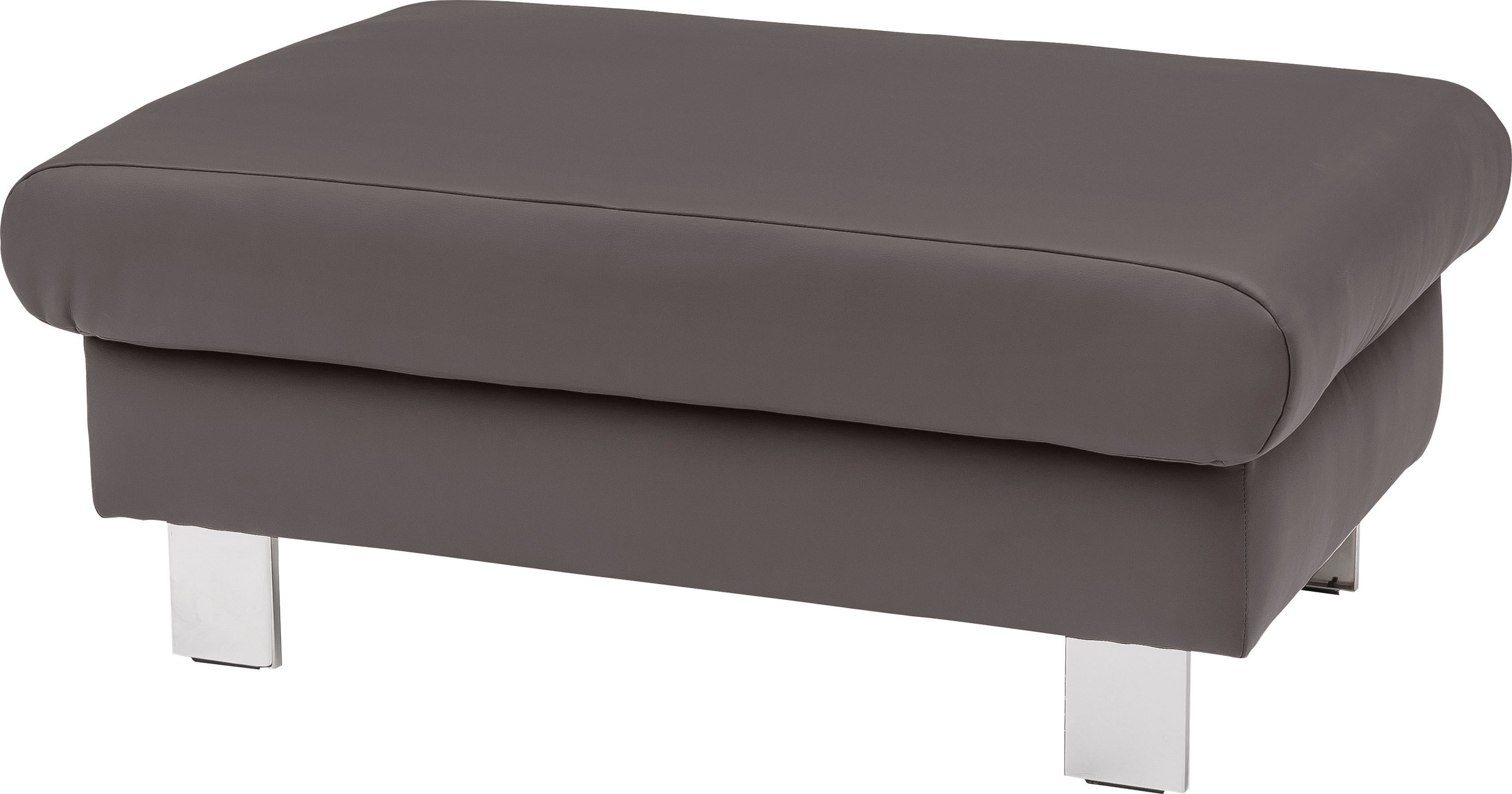 COTTA Polstergarnitur »Komaris L-Form, B: 249 bzw. 100 cm (Set: Ecksofa & Hocker)«, (Set), mit Kopfteilverstellung, optional Bettfunktion, Bettkasten & Licht