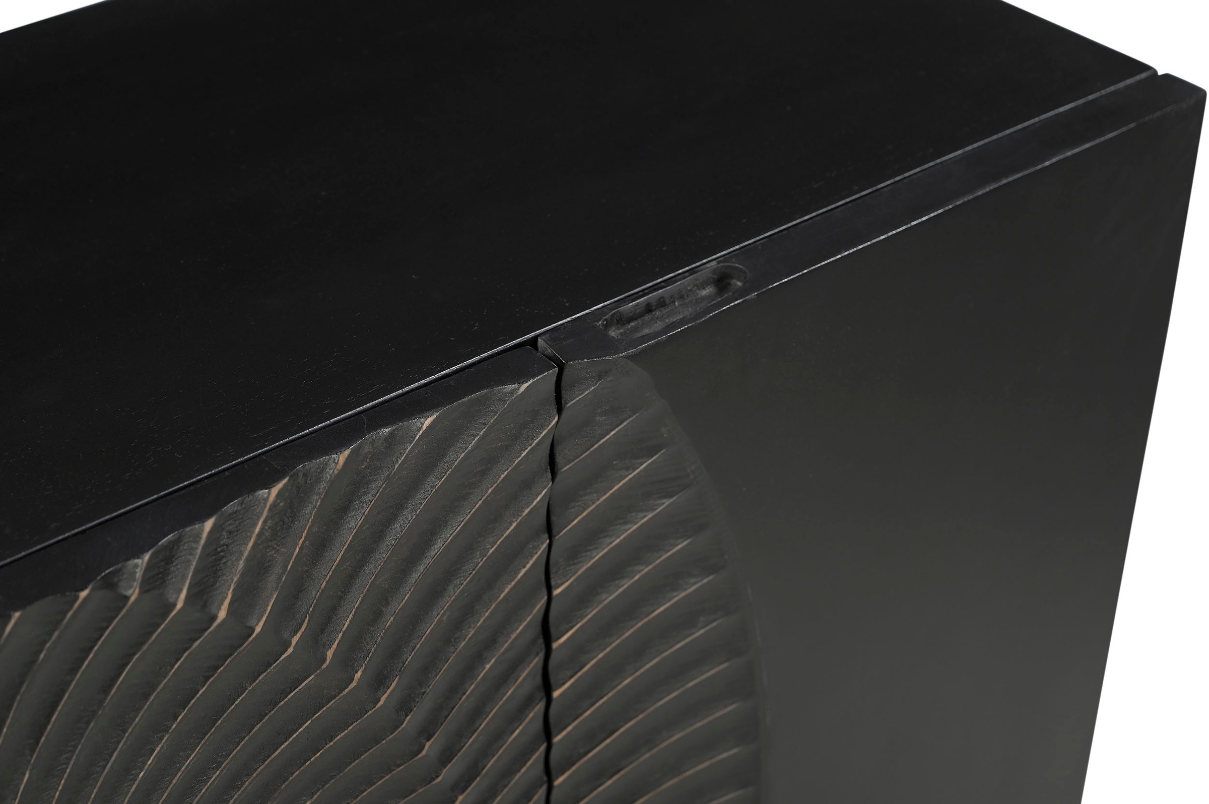 SIT Sideboard, (1 St.), mit Schnitzmuster und goldfarbenem Griff