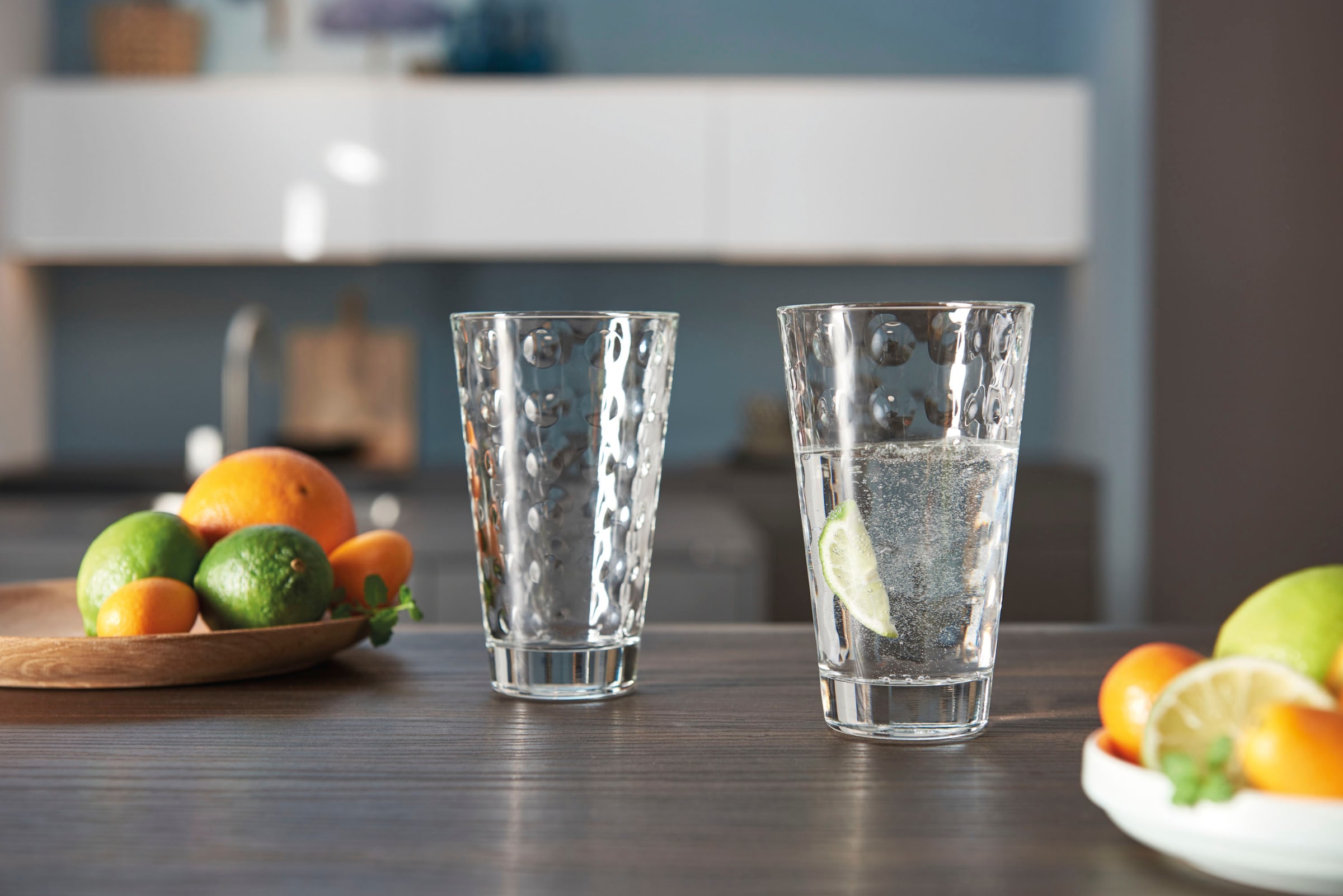 LEONARDO Longdrinkglas »OPTIC«, (Set, 6 tlg.), 300 ml, 6-teilig