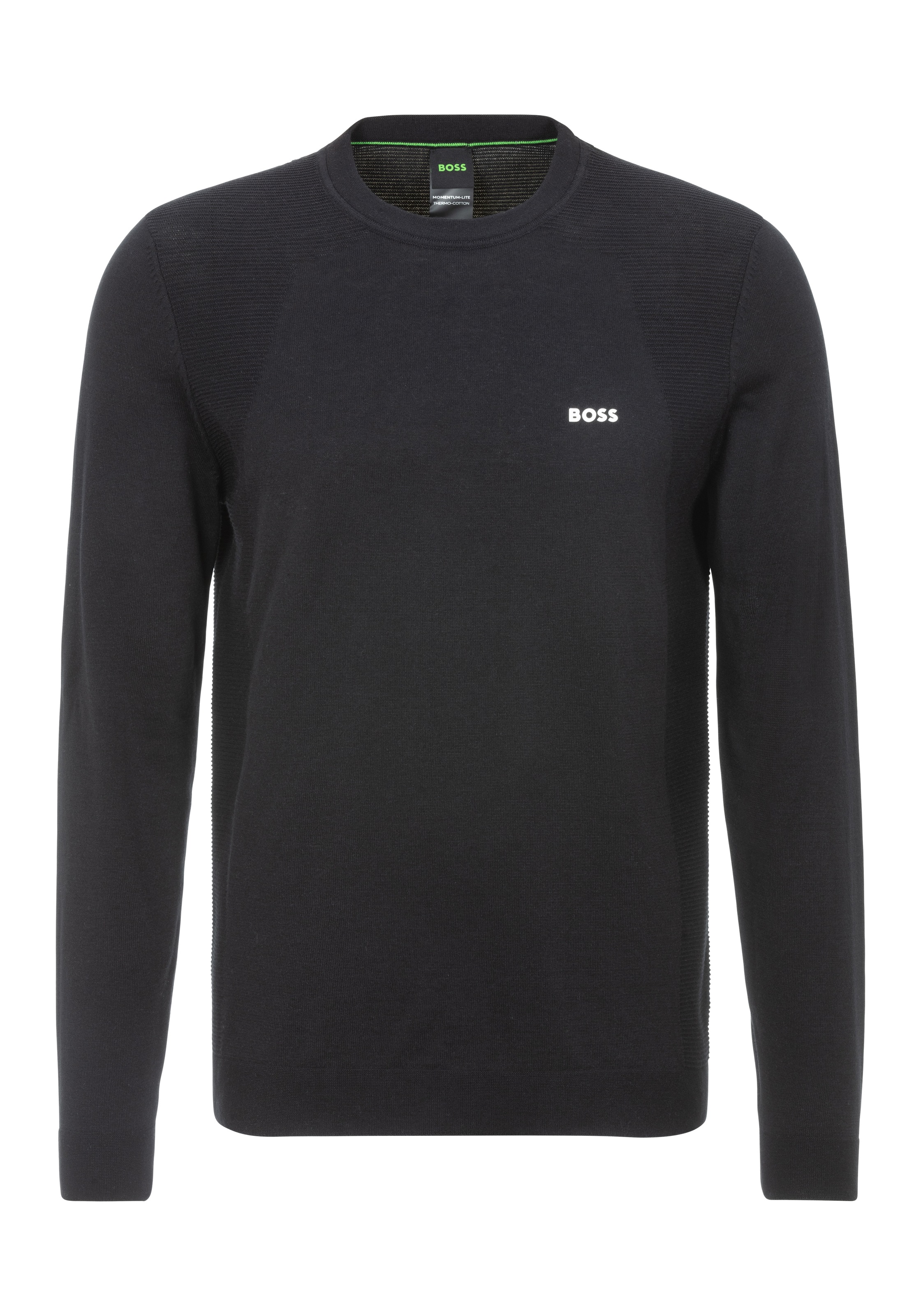 BOSS GREEN Strickpullover »Momentum_Lite_C«, mit Marken-Logo