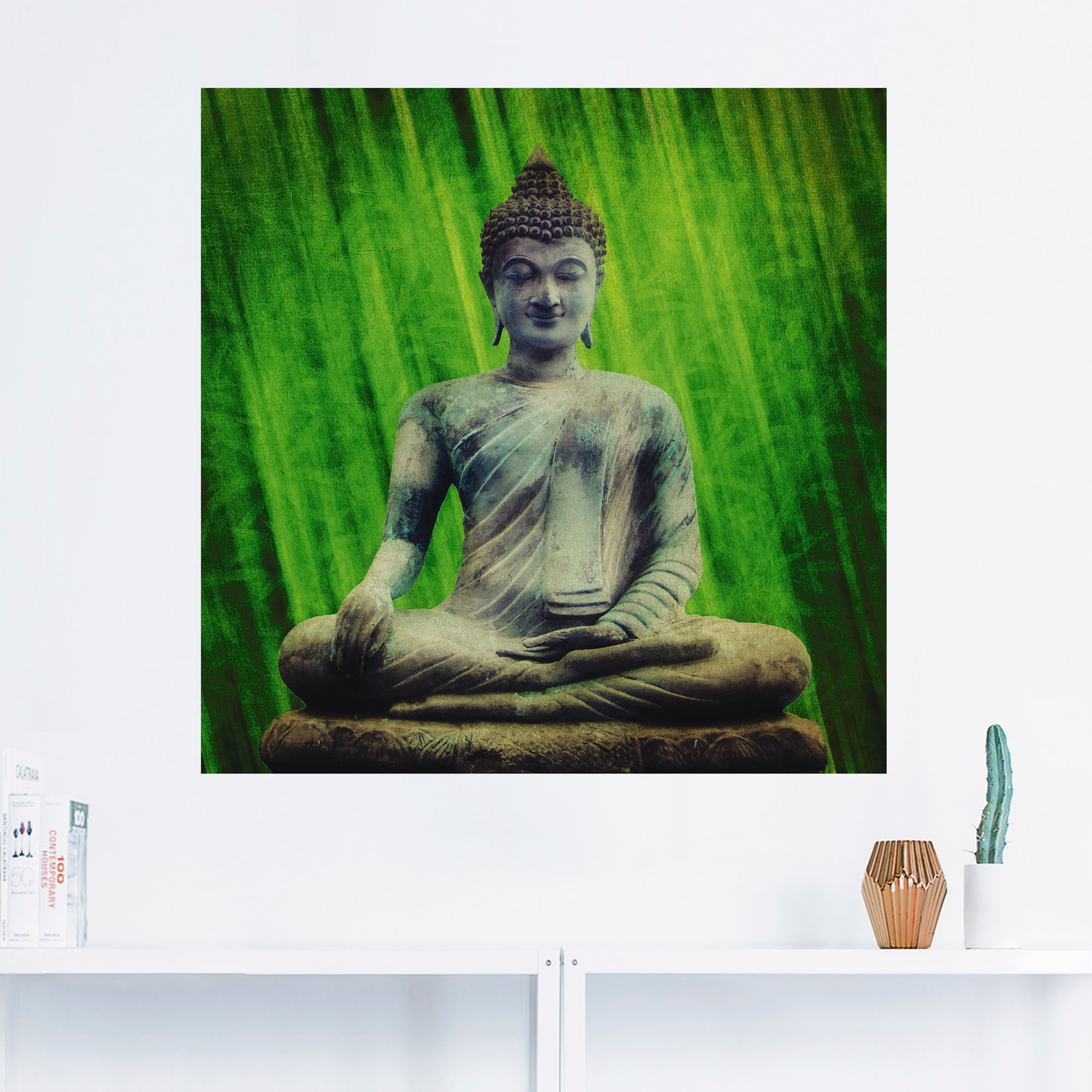 als Leinwandbild, bequem (1 Poster »Buddha«, Wandbild Größen Wandaufkleber Artland Religion, versch. bestellen St.), oder in