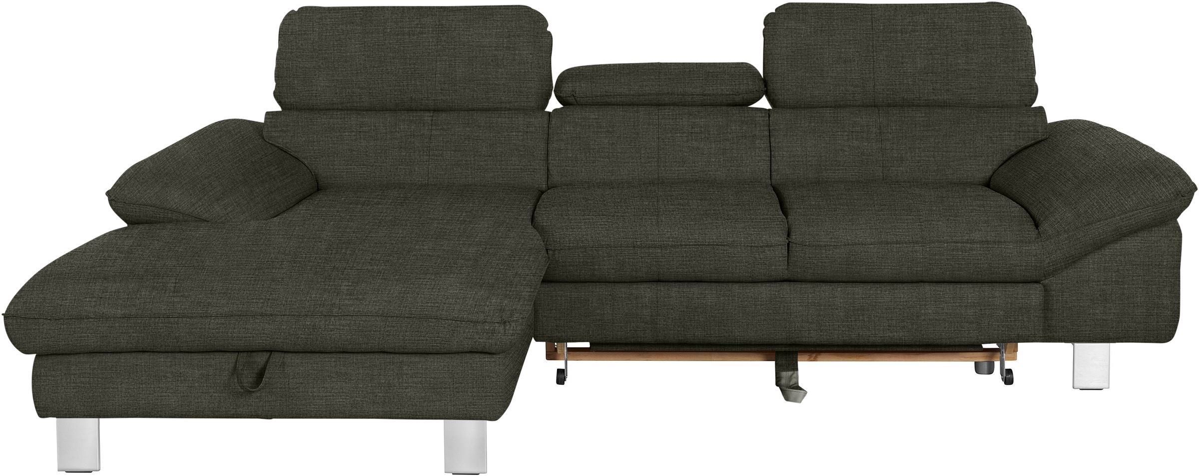 COTTA Ecksofa Driver, mit Kopfteilverstellung, wahlweise mit Bettfunktion