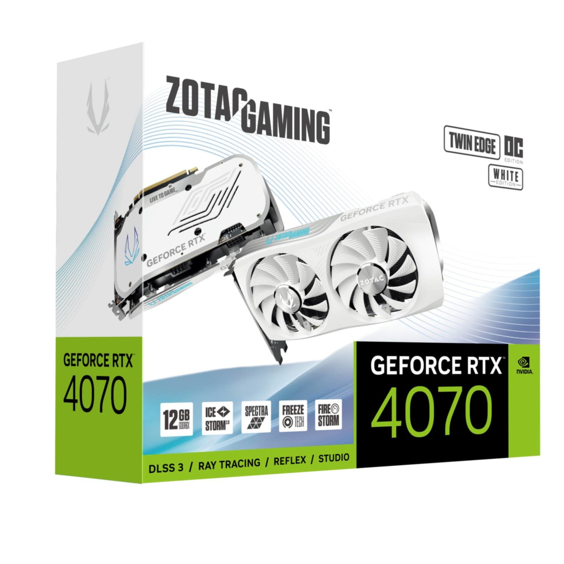 Zotac Grafikkarte »GAMING GeForce RTX 4070 Twin Edge OC White Edition«